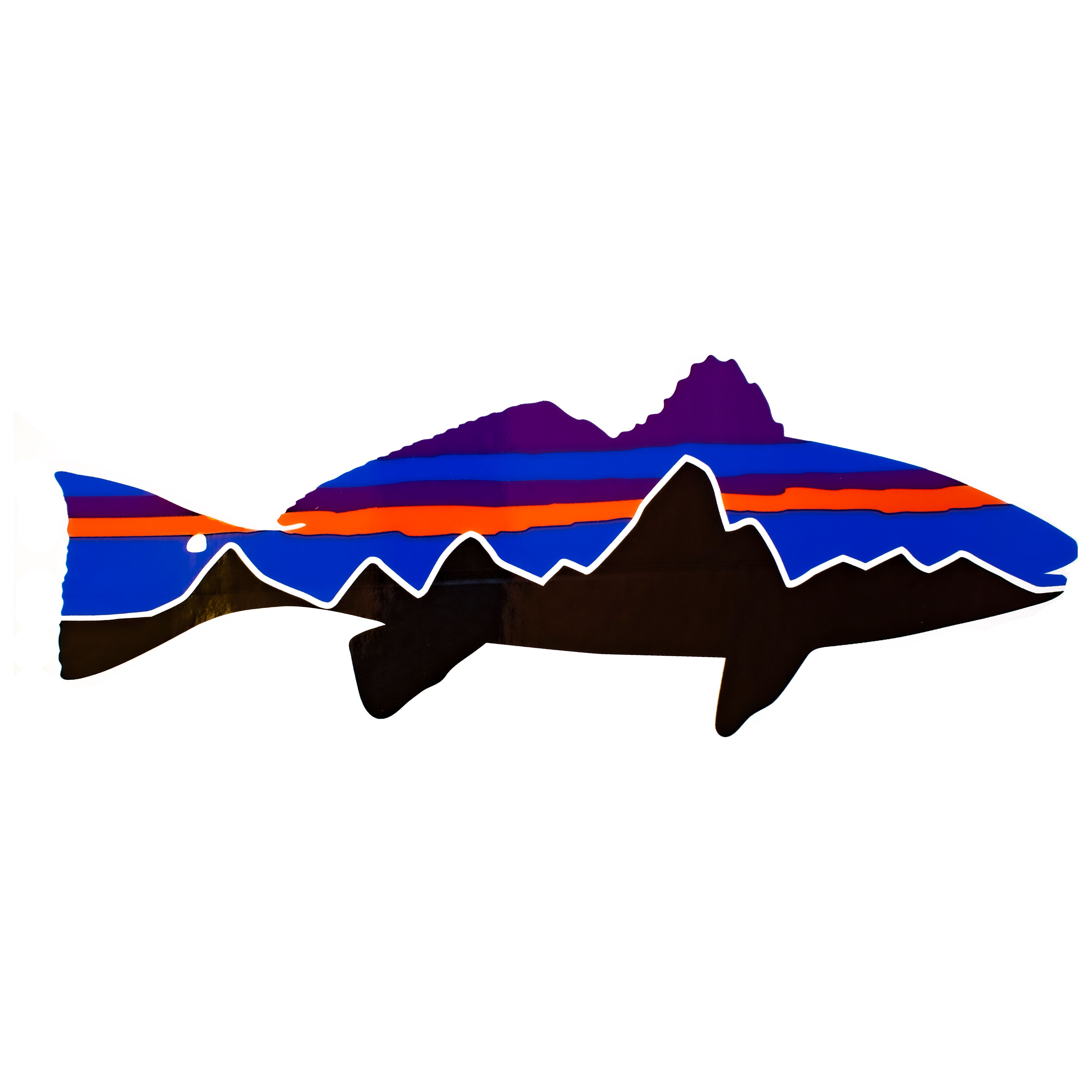 Patagonia Fitz Roy Fish Sticker