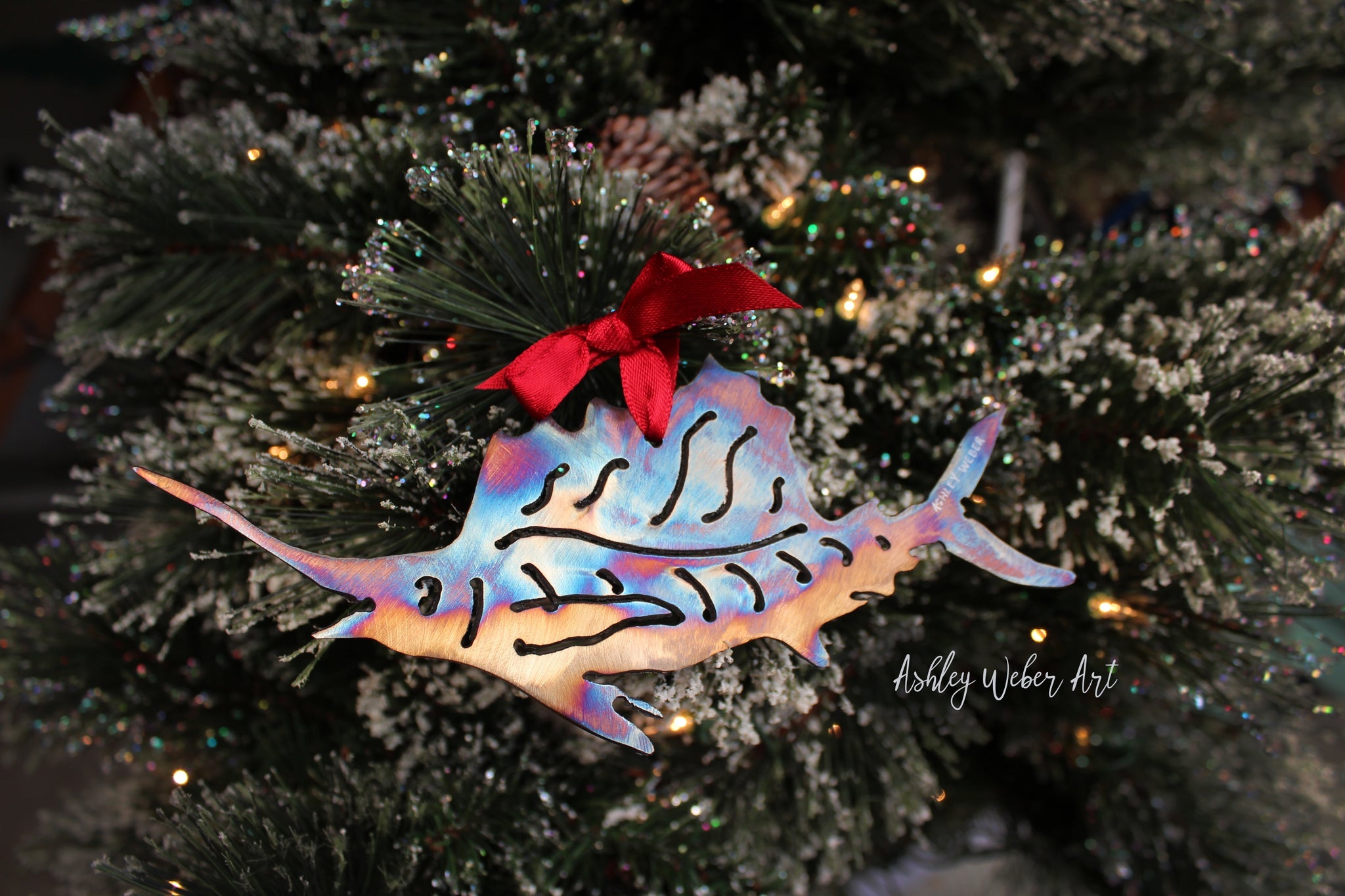 Ashley Weber Metal Christmas Ornaments