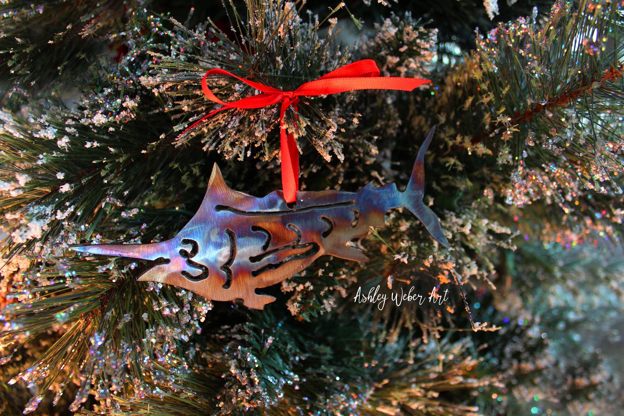 Ashley Weber Metal Christmas Ornaments