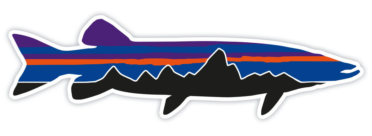 Patagonia Fitz Roy Fish Sticker