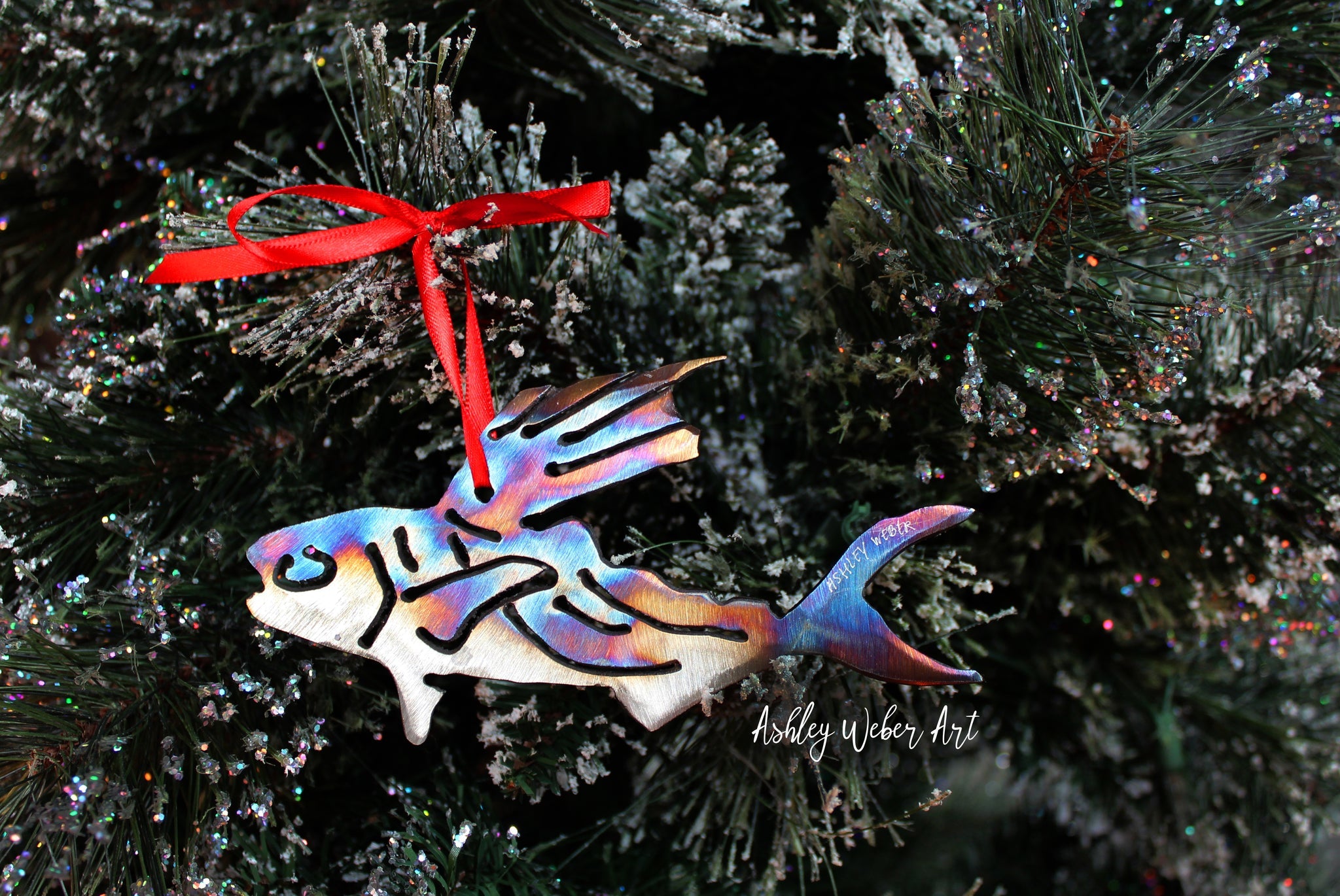 Ashley Weber Metal Christmas Ornaments