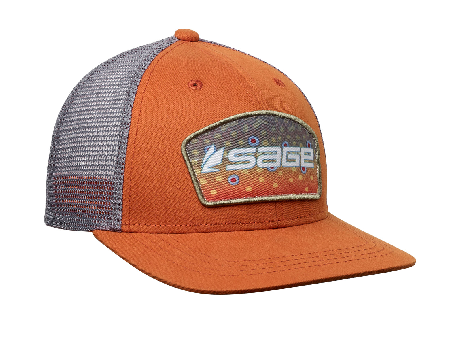 Sage Patch Trucker Brook Trout Hat