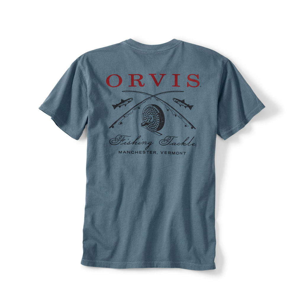Orvis Crossed Rods Vintage Pocket T-Shirt (Sale) – Out Fly Fishing