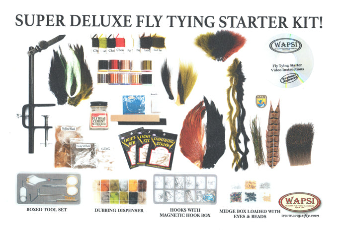 Wapsi Super Deluxe Fly Tying Kit