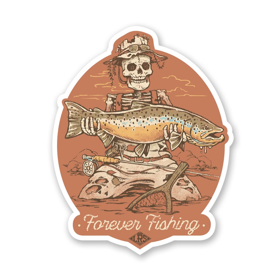 LRS Sticker - Forever Fishing Brown Trout – Out Fly Fishing