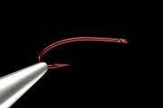 Daiichi Hooks #1273 - Red Curved Shank Nymph Hook