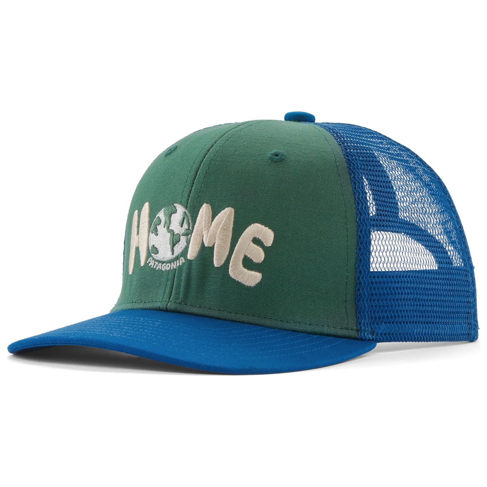 Patagonia Kid's Trucker Hat Homegrown: Conifer Green