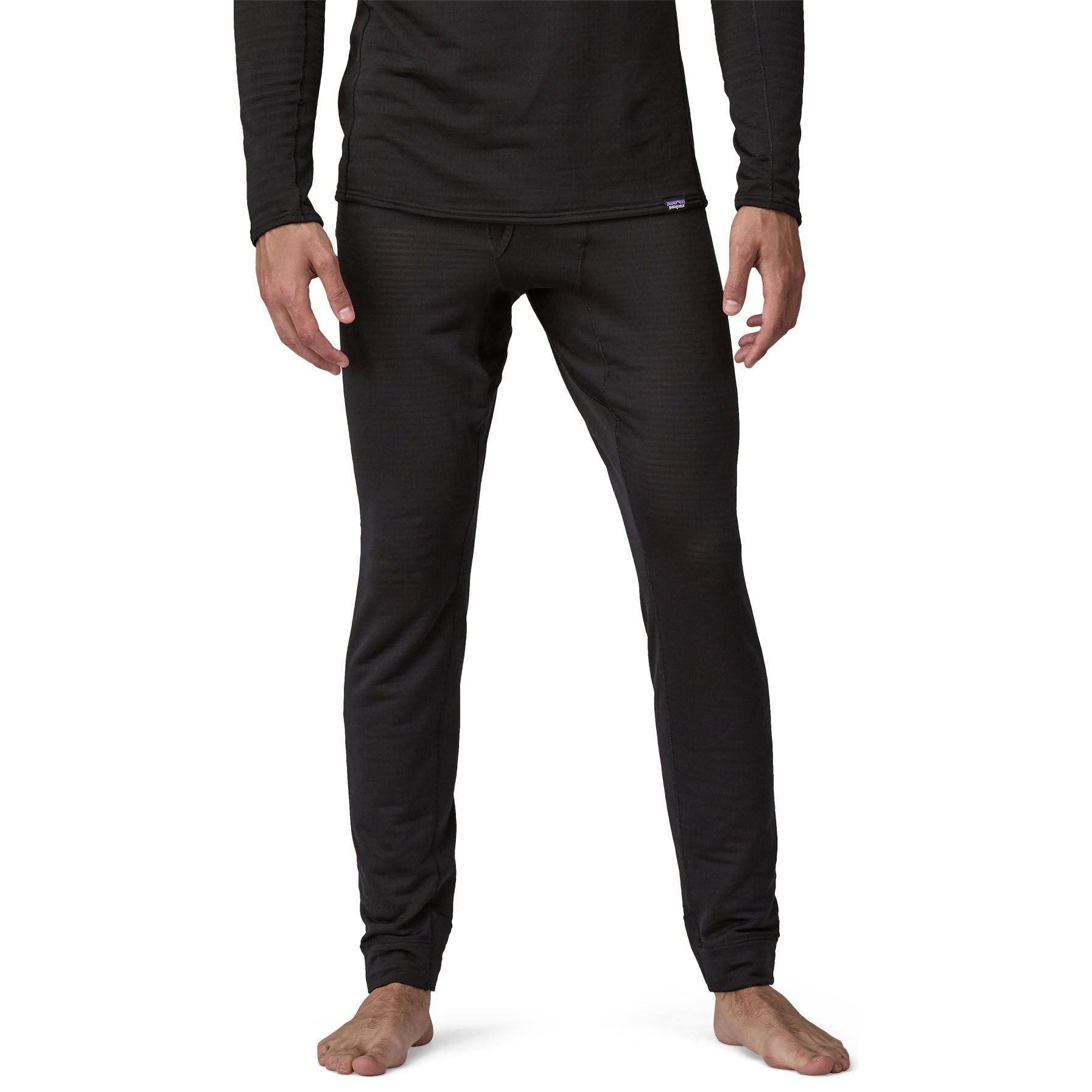 Patagonia Men's Capilene Thermal Weight Bottoms Black Image 02