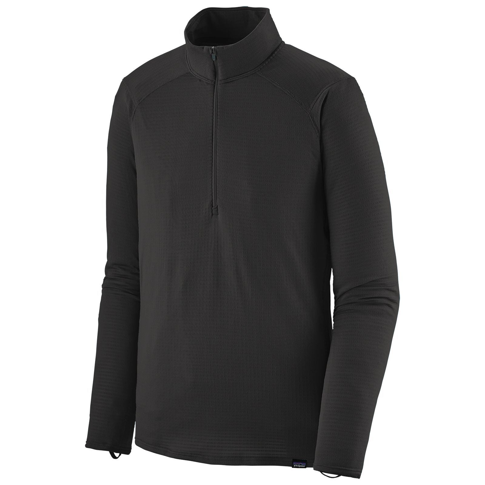 Patagonia Men's Capilene Thermal Weight Zip Neck Black Image 01