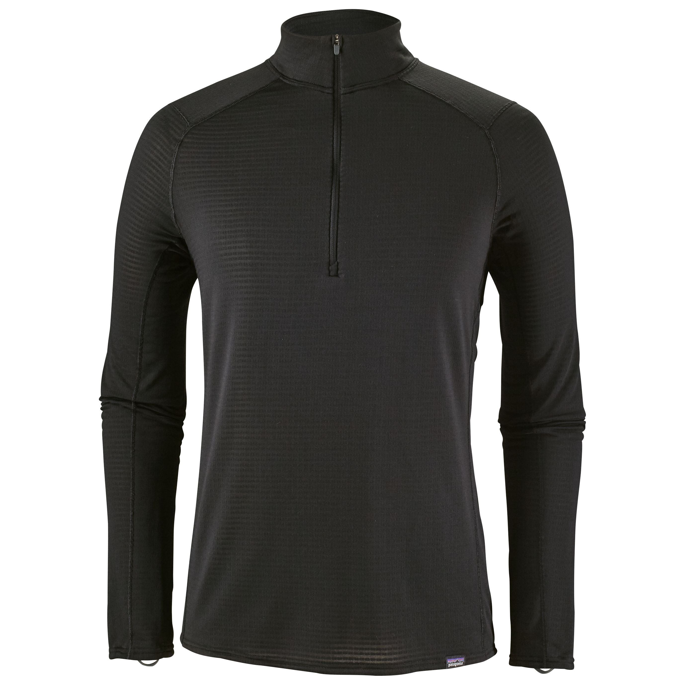 Patagonia Men's Capilene Thermal Weight Zip Neck Black Image 02