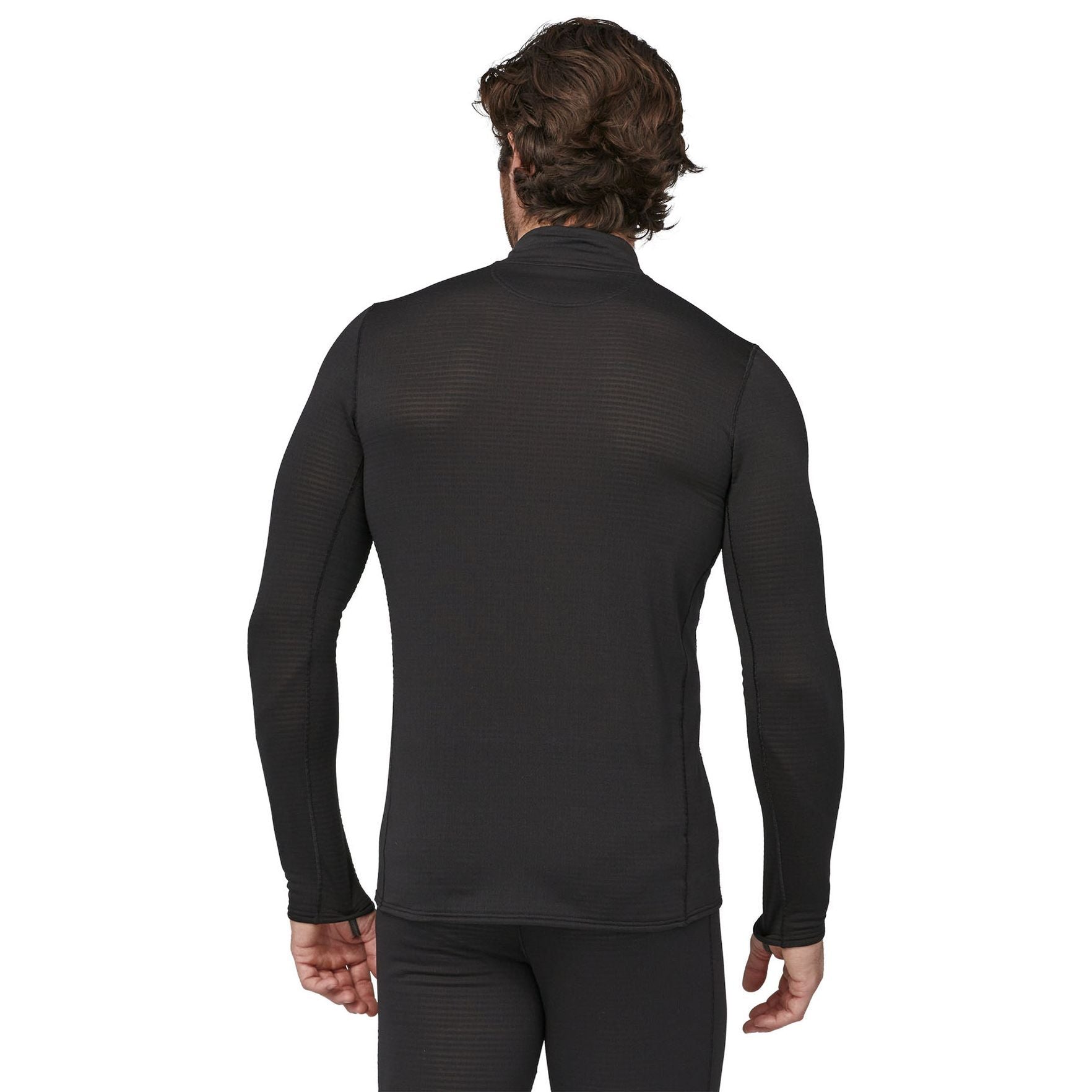 Patagonia Men's Capilene Thermal Weight Zip Neck Black Image 04
