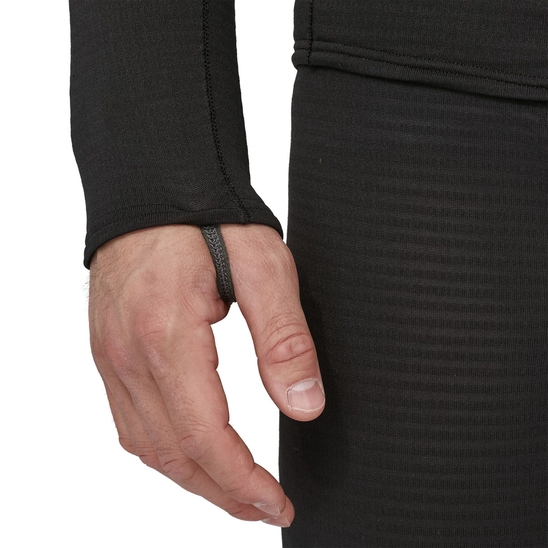 Patagonia Men's Capilene Thermal Weight Zip Neck Black Image 06