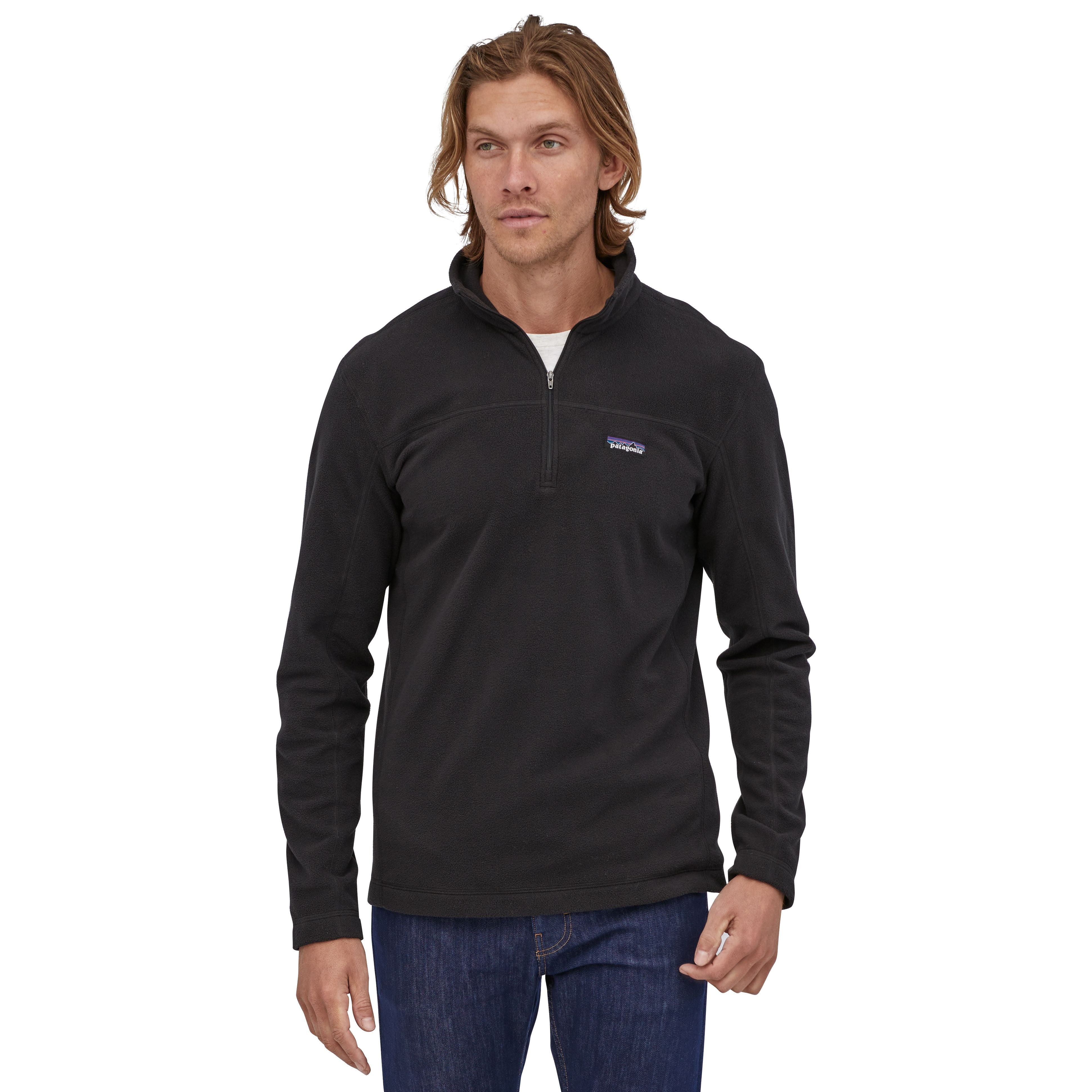 Patagonia Men's Micro D Pullover Black Image 04