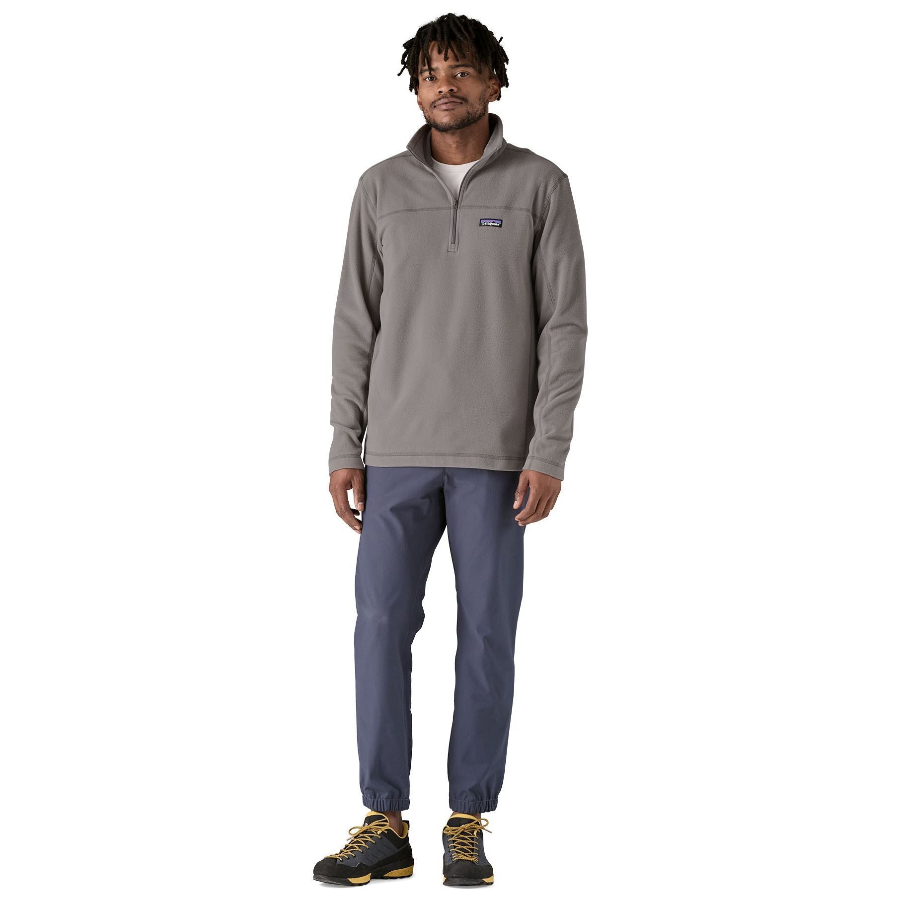 Patagonia Men's Micro D Pullover Feather Grey Image 02