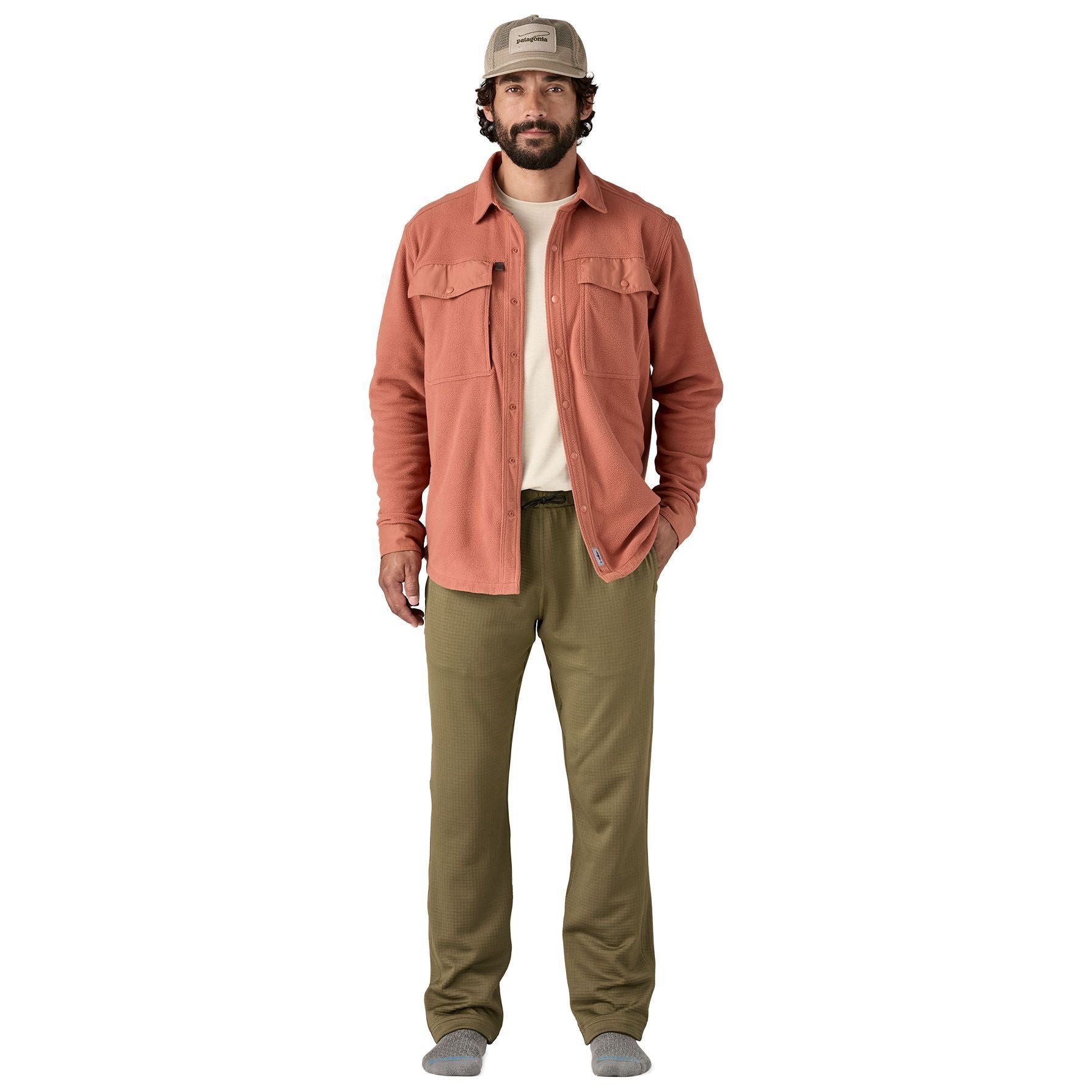 Patagonia Men's R1 Pants Dark Ash Image 02