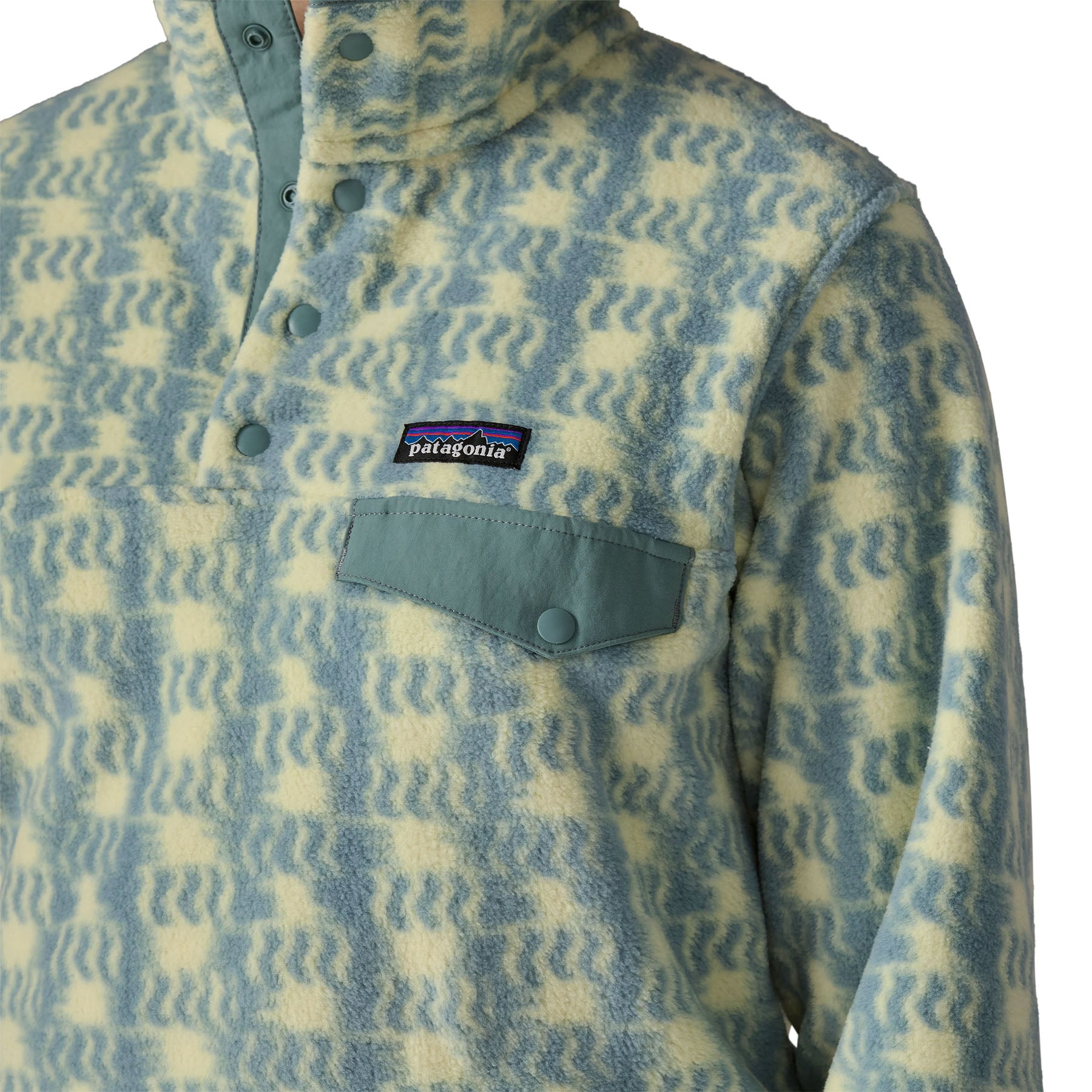 Patagonia Women's Lightweight Synch Snap-T Pullover Sun Quilt: Blue Sage Image 06