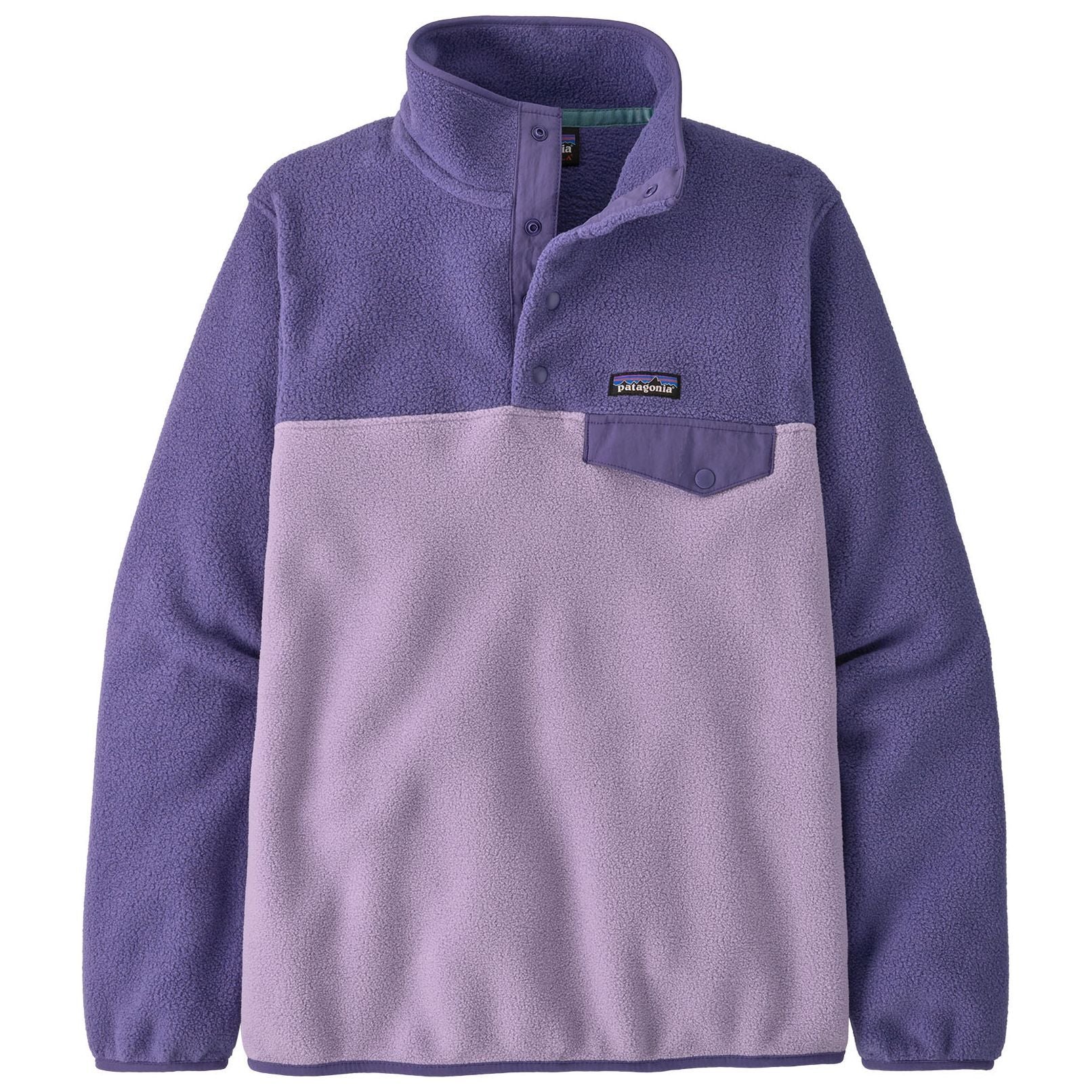 Patagonia Women's Lightweight Synchilla Snap-T Pullover Concrete Purple Image 01