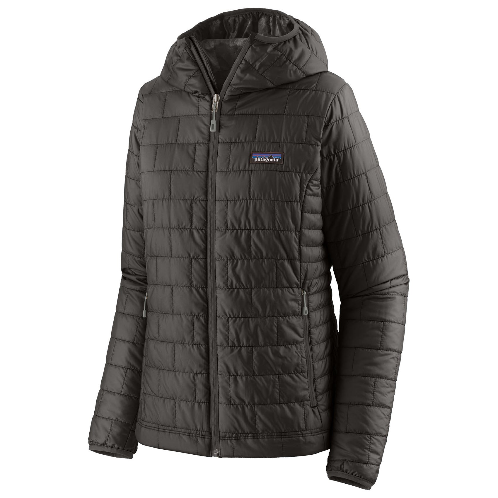 Patagonia Women's Nano Puff Hoody Black Image 01