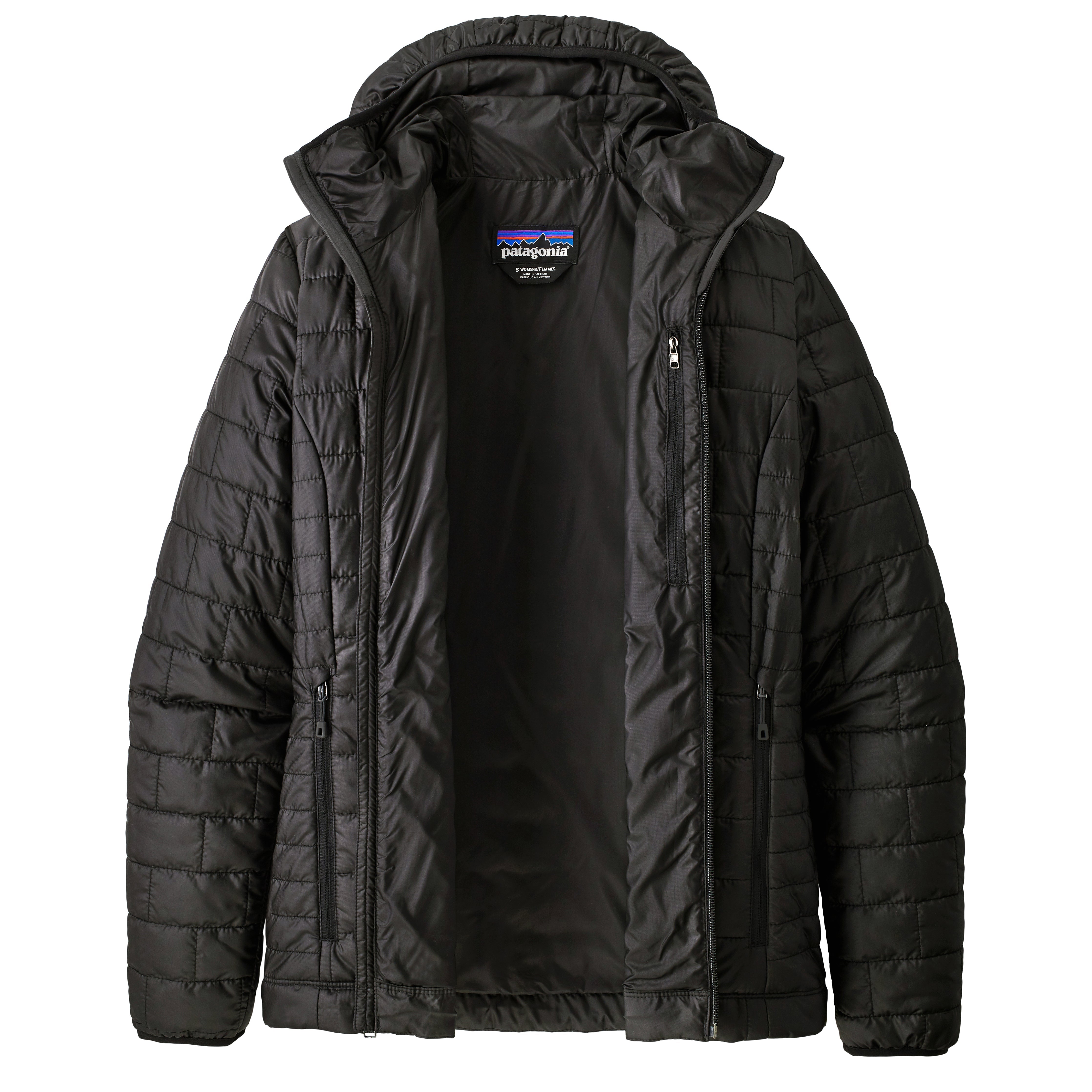 Patagonia Women's Nano Puff Hoody Black Image 02
