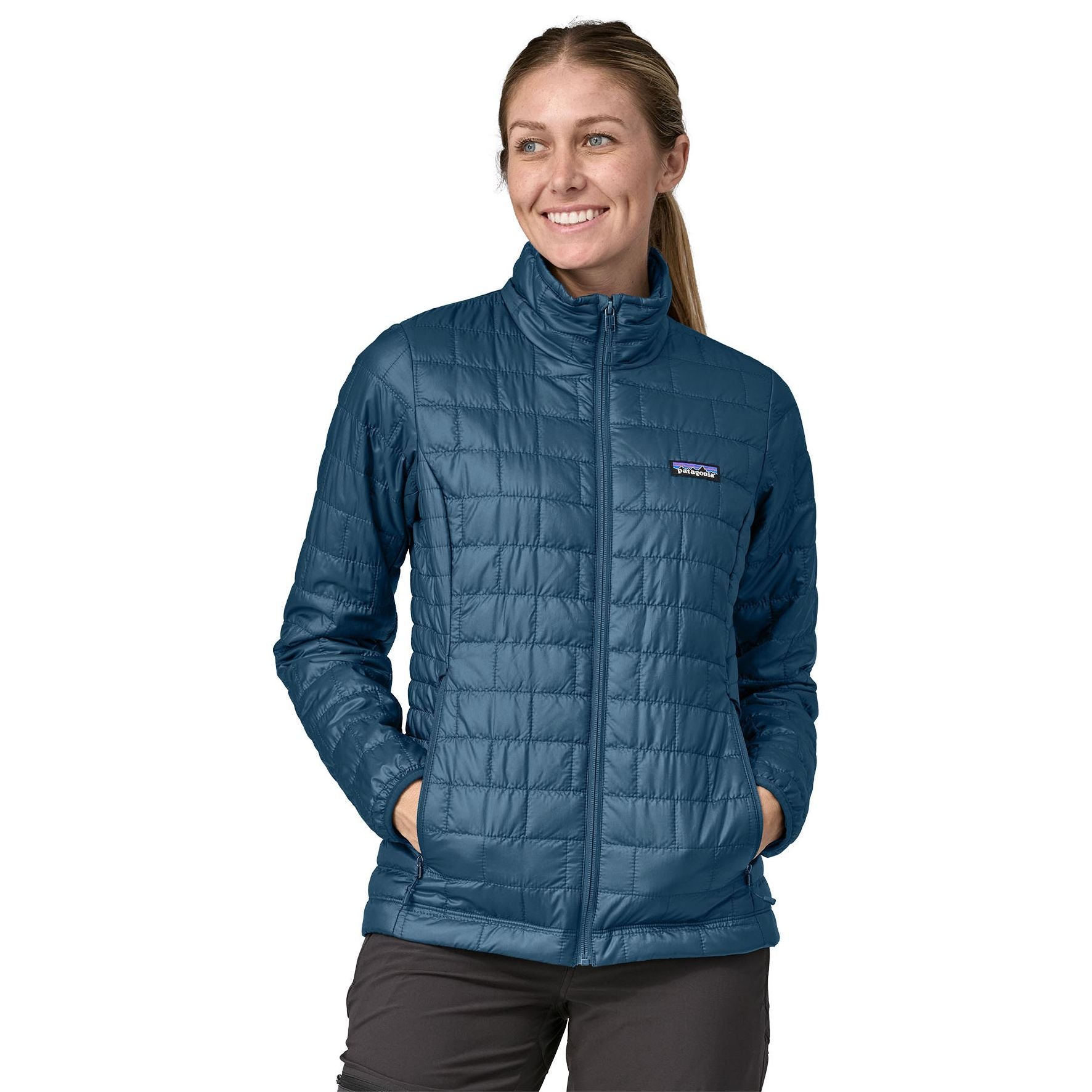 Patagonia Women's Nano Puff Jacket Lagom Blue Image 02