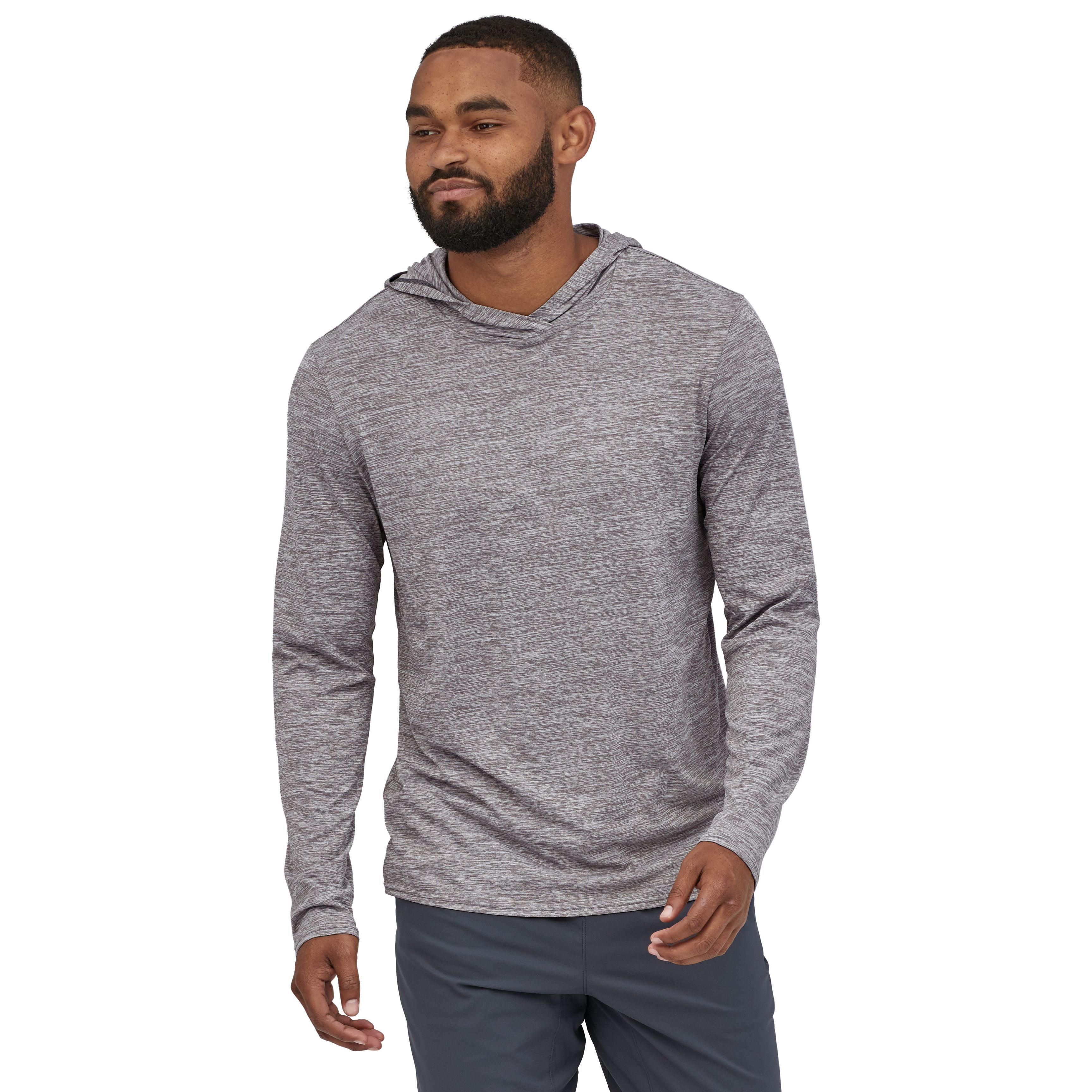 Patagonia Men's Capilene Cool Daily Hoody Feather Grey Image 04