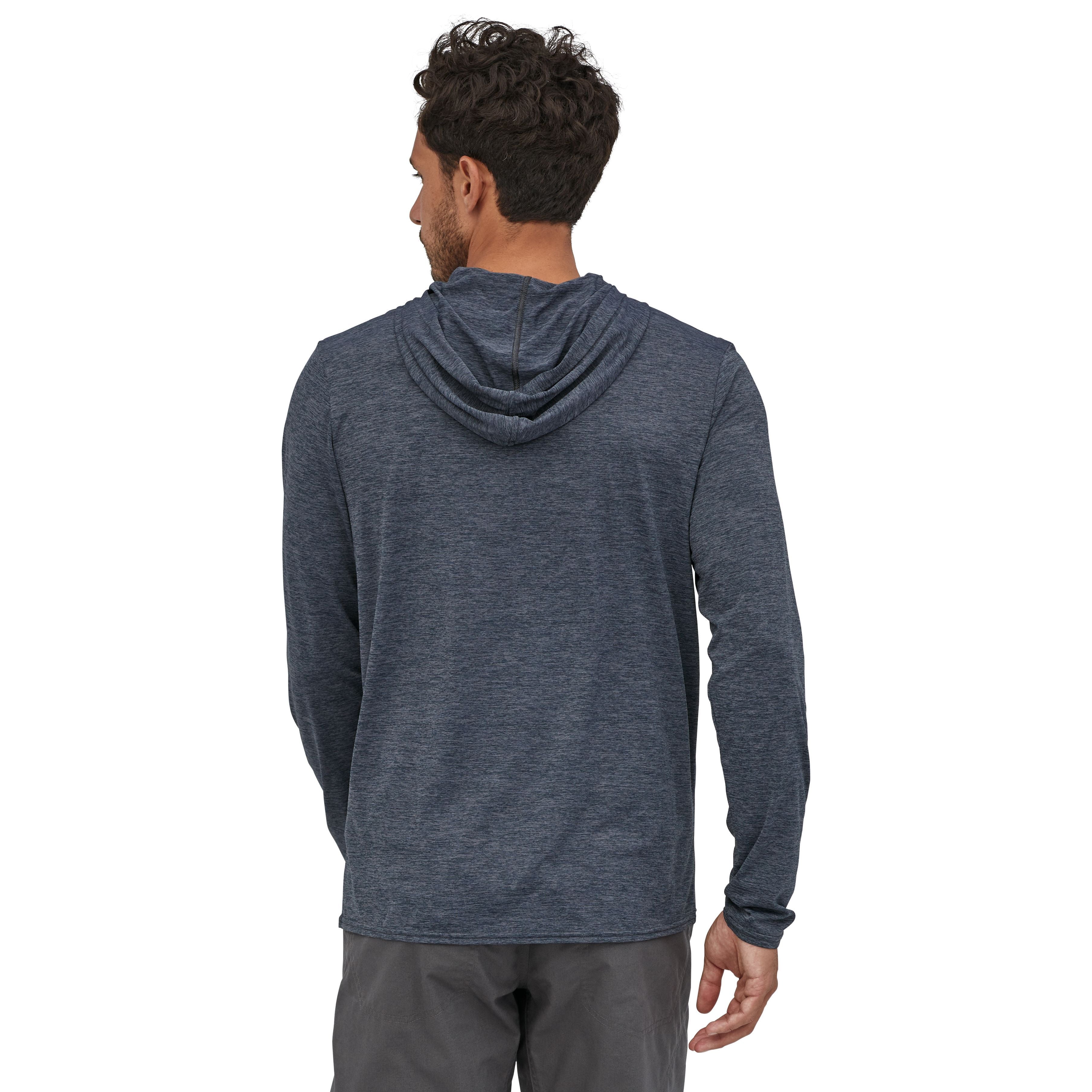 Patagonia Men's Capilene Cool Daily Hoody Smolder Blue - Light Smolder Blue X-Dye Image 03