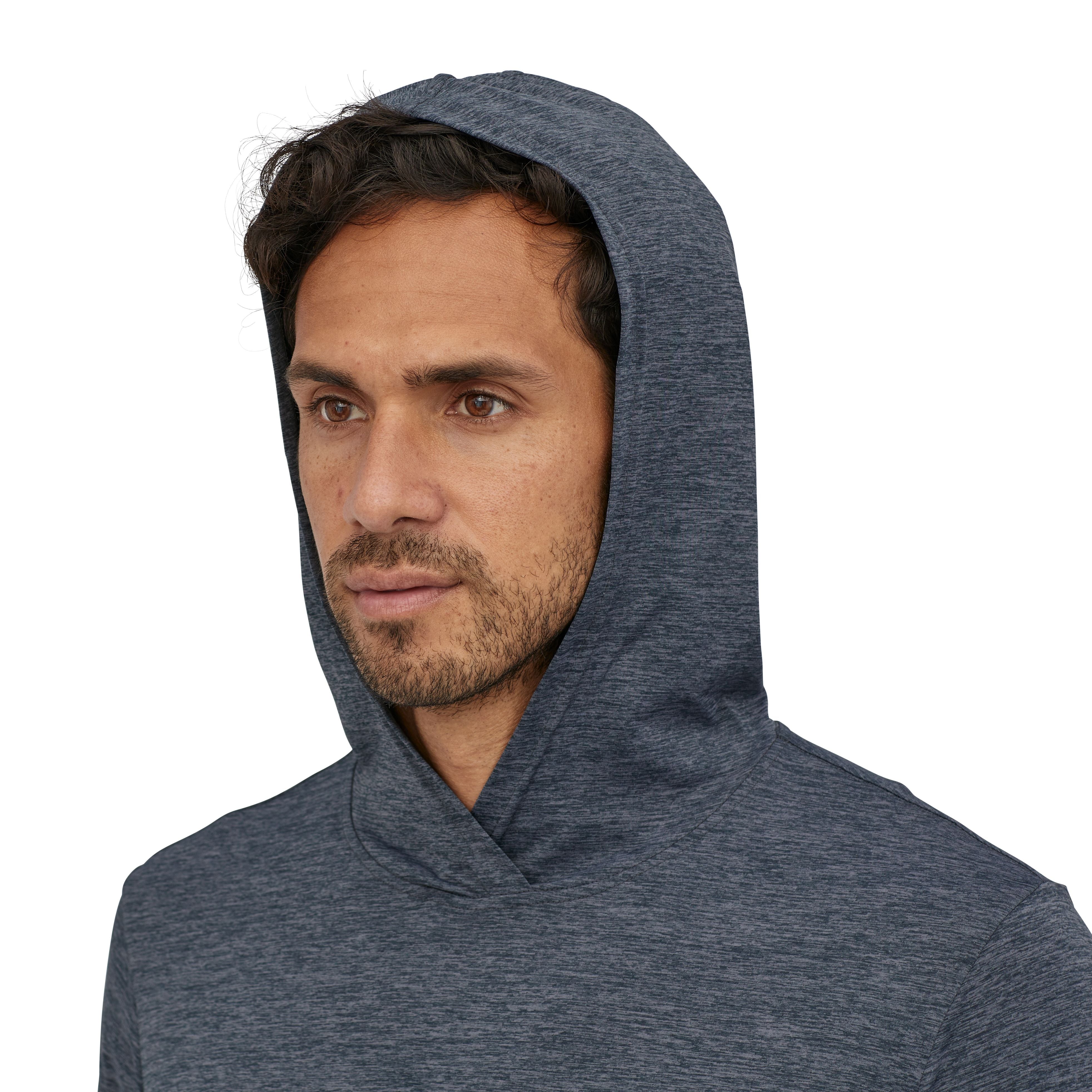 Patagonia Men's Capilene Cool Daily Hoody Smolder Blue - Light Smolder Blue X-Dye Image 04