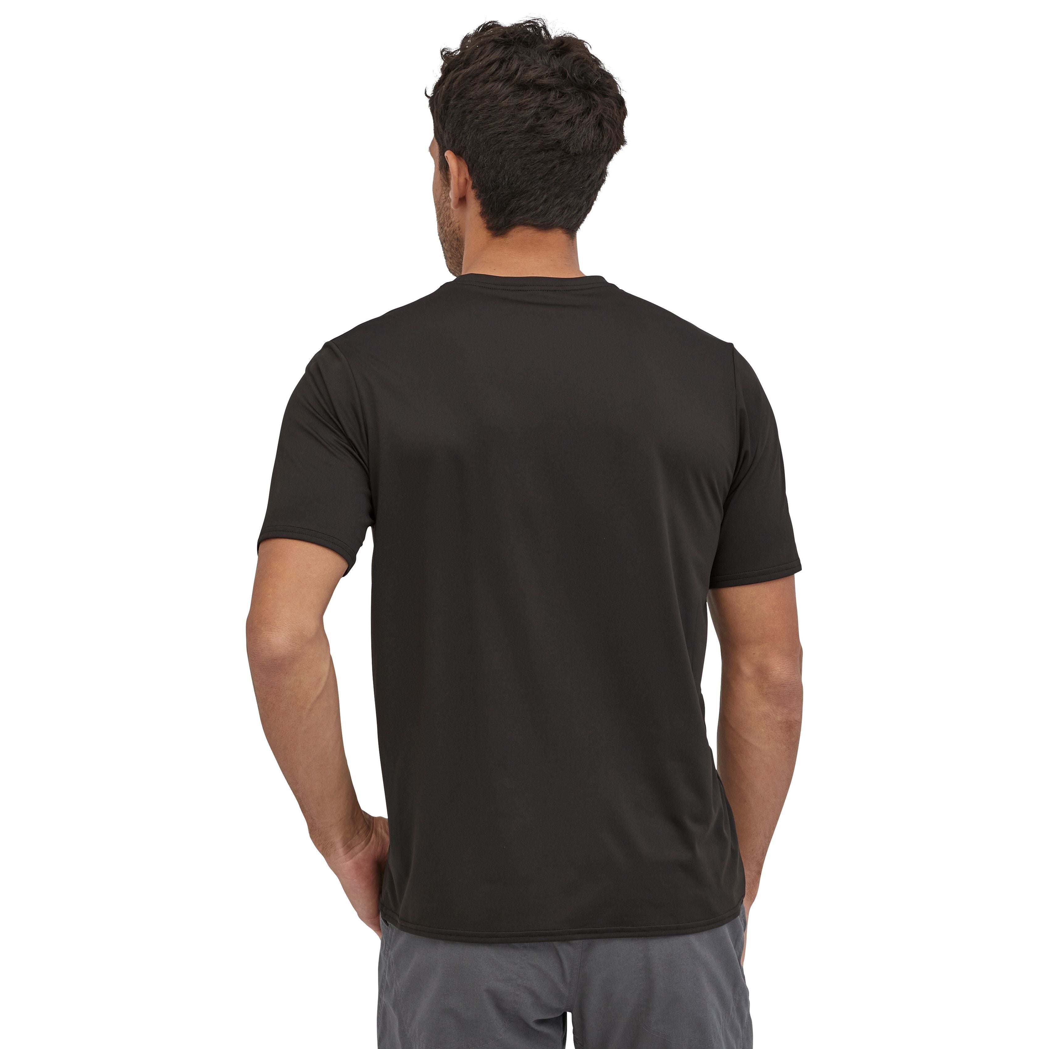 Patagonia Men's Capilene Cool Daily Shirt Black Image 04