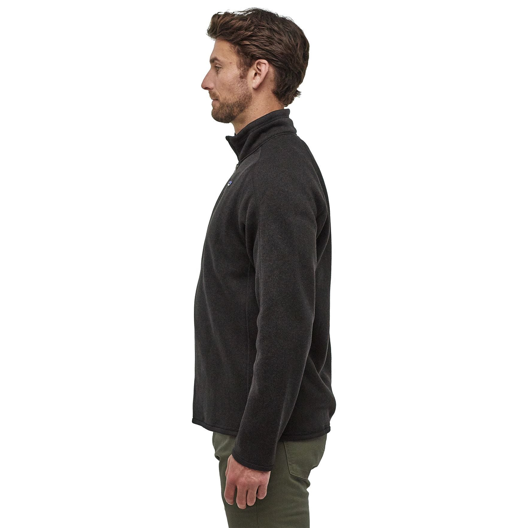 Patagonia Men's Better Sweater 1/4 Zip Black Image 03