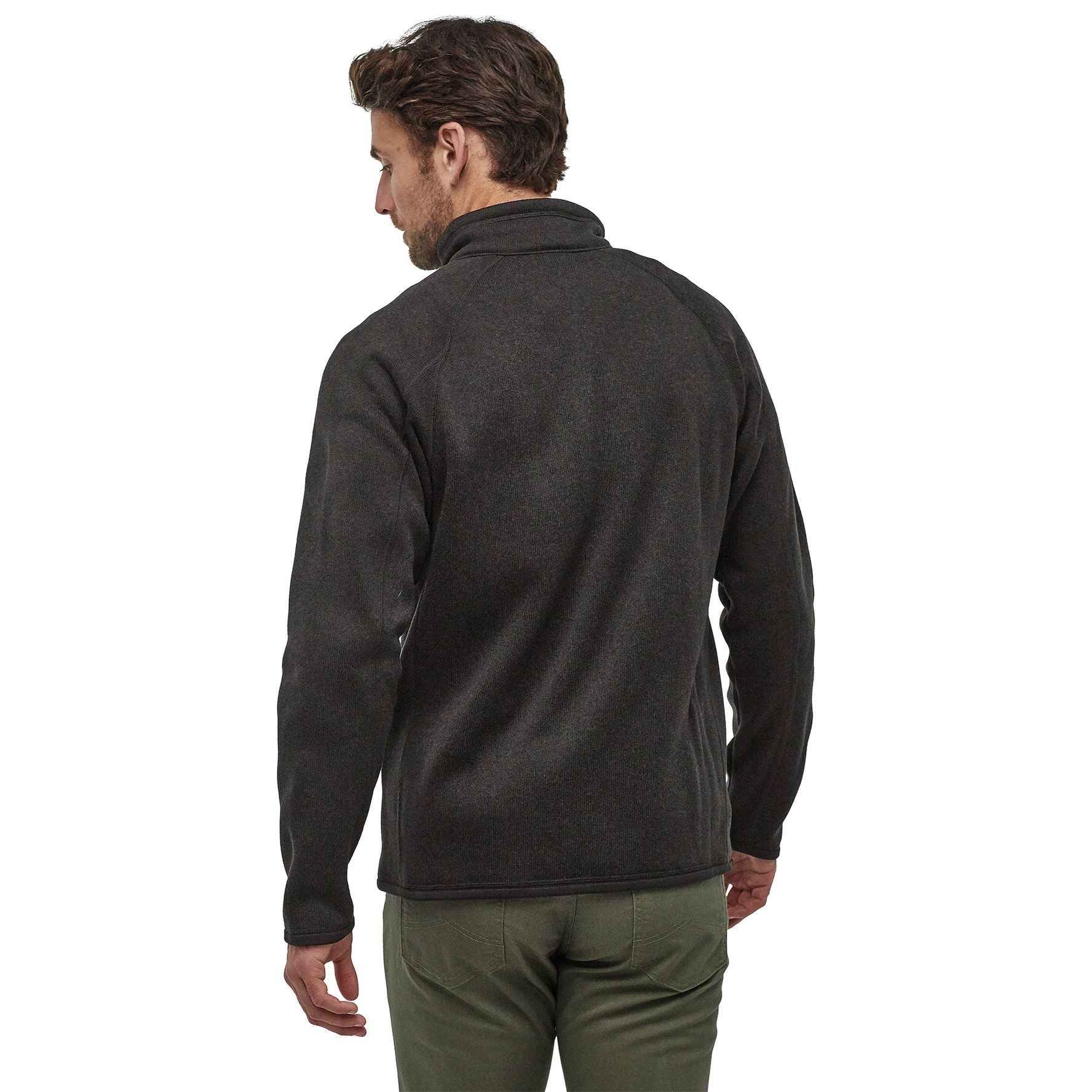 Patagonia Men's Better Sweater 1/4 Zip Black Image 04