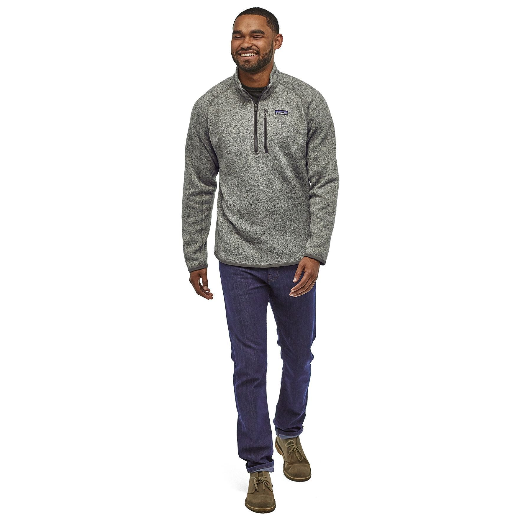 Patagonia Men's Better Sweater 1/4 Zip Stonewash Image 02