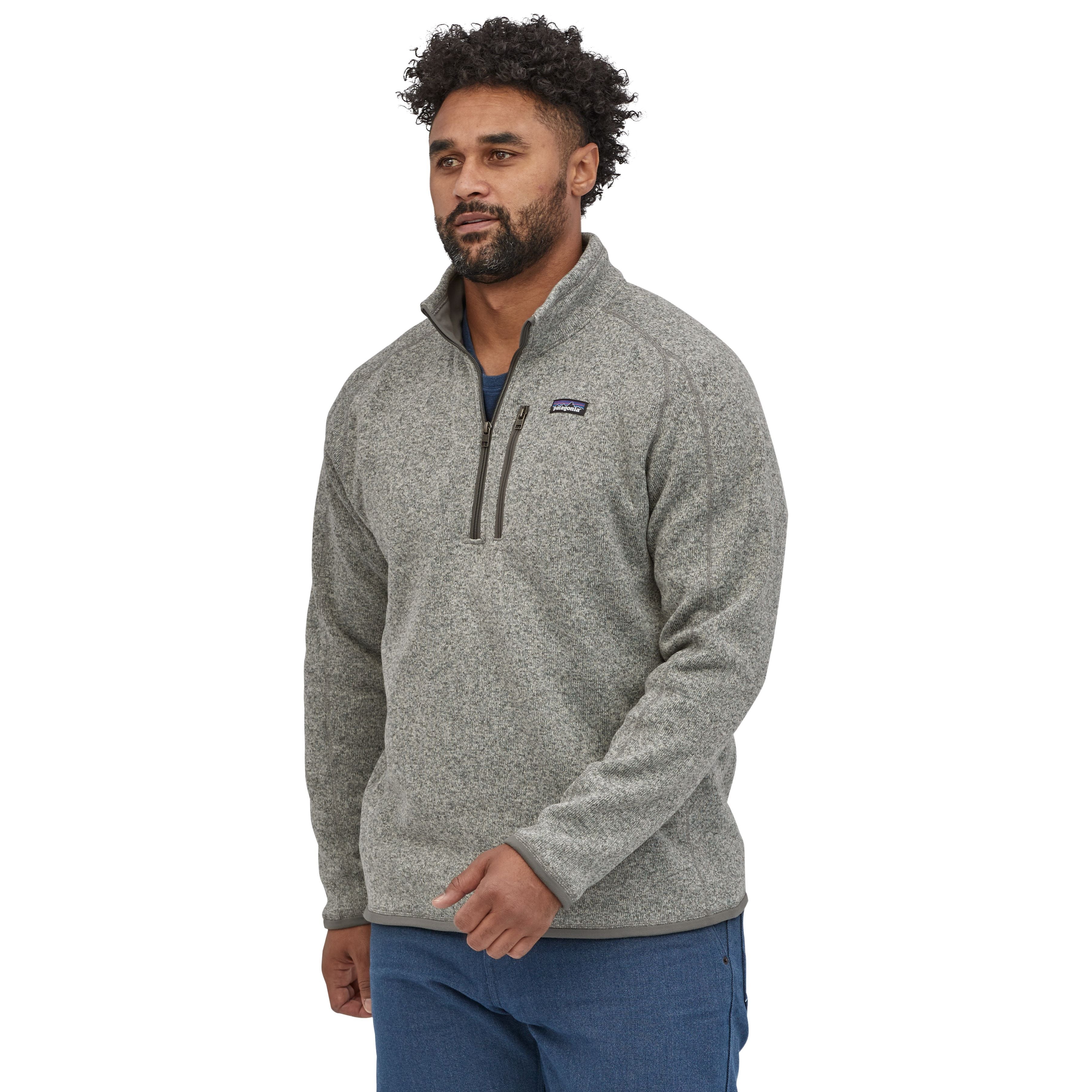 Patagonia Men's Better Sweater 1/4 Zip Stonewash Image 06