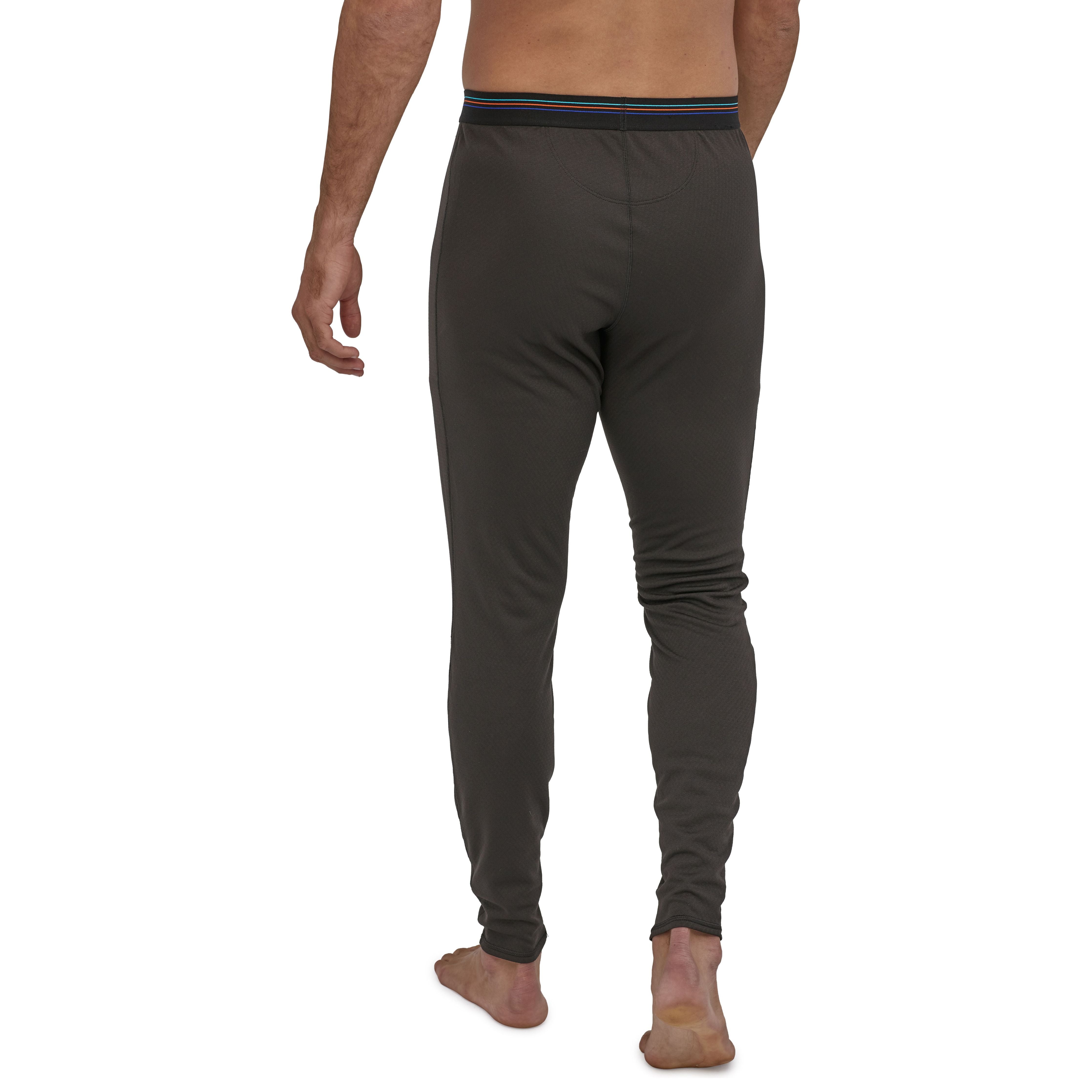 Patagonia Men's Capilene Midweight Bottoms Black Image 03