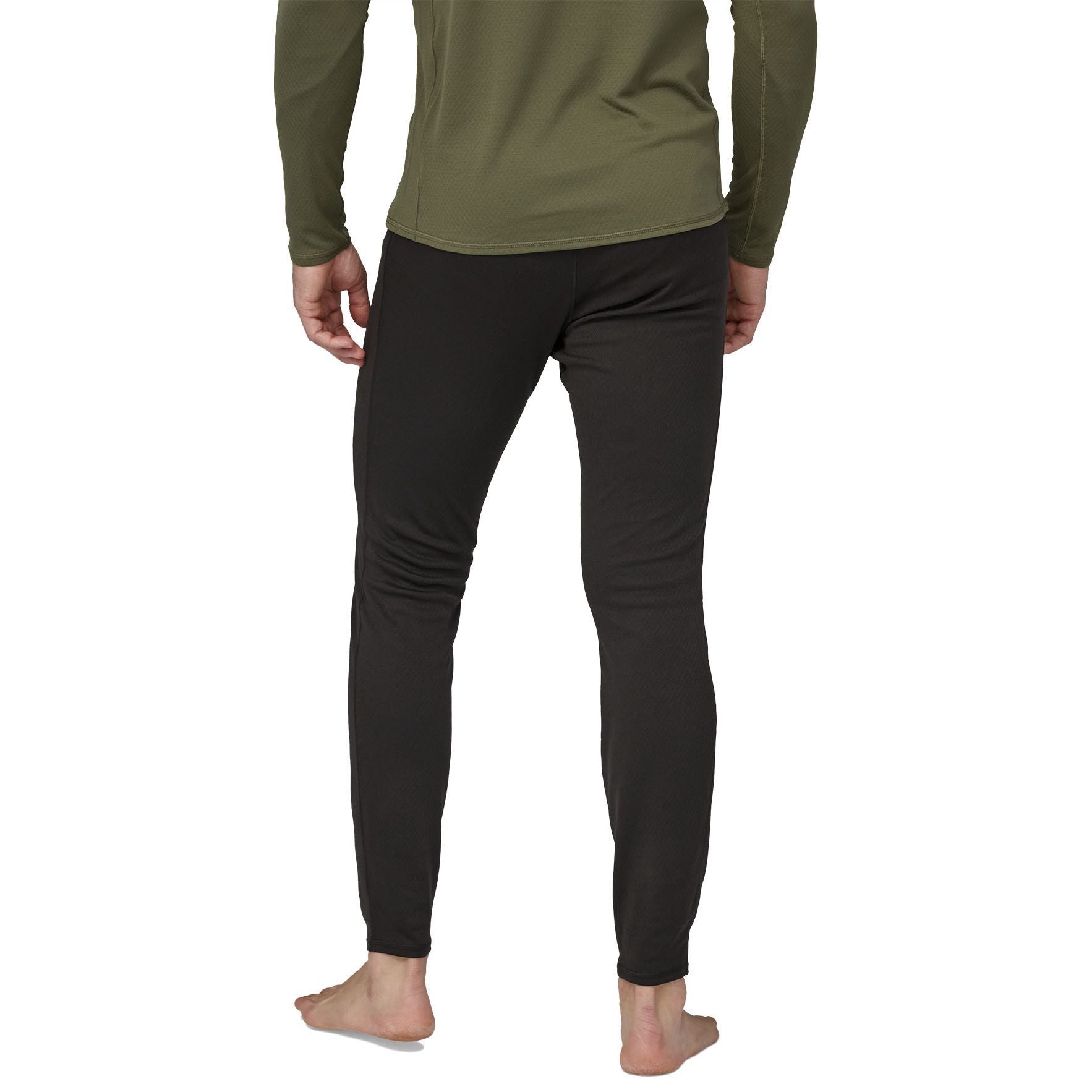 Patagonia Men's Capilene Midweight Bottoms Black Image 05