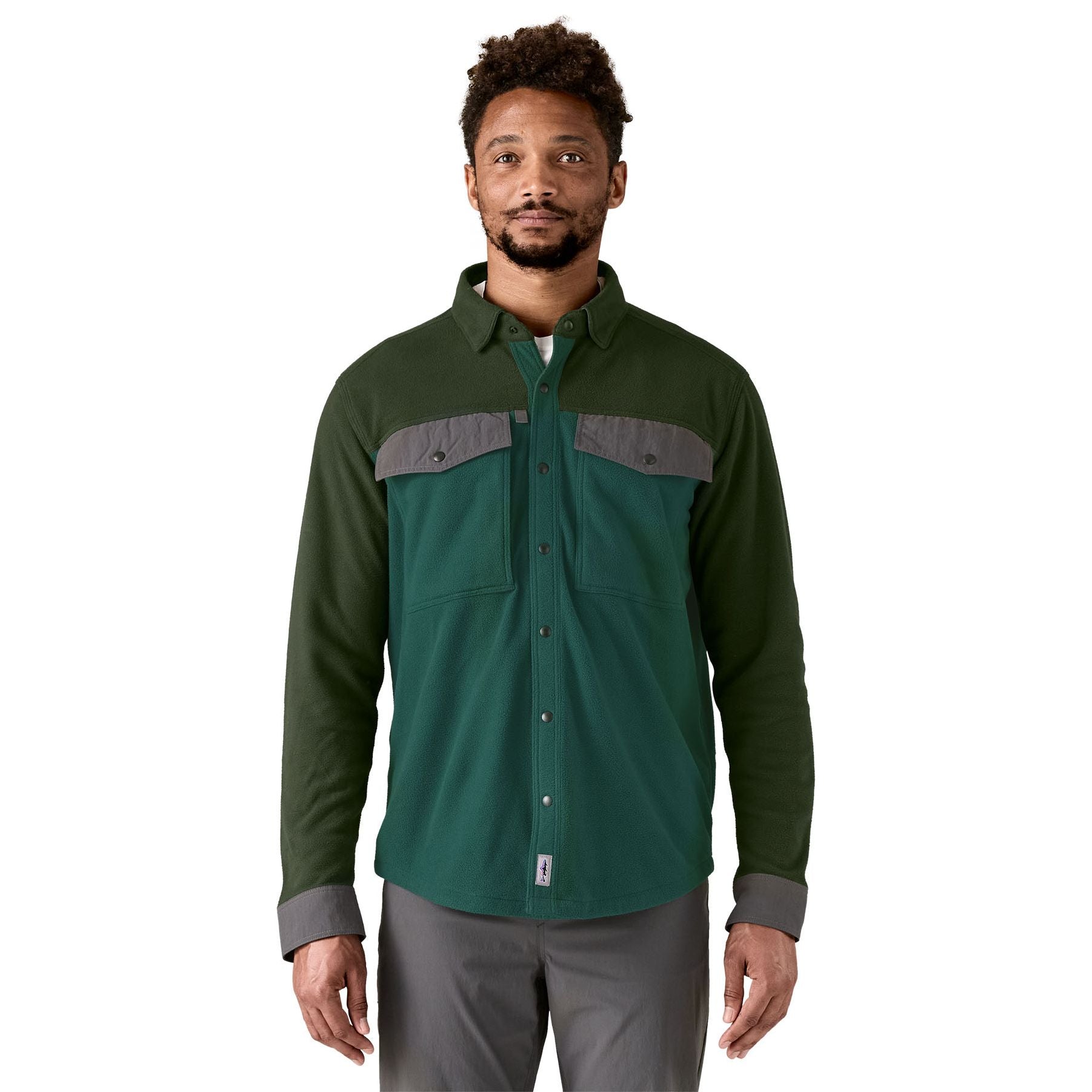 Patagonia Men's Long-Sleeved Early Rise Snap Shirt Cascade Green