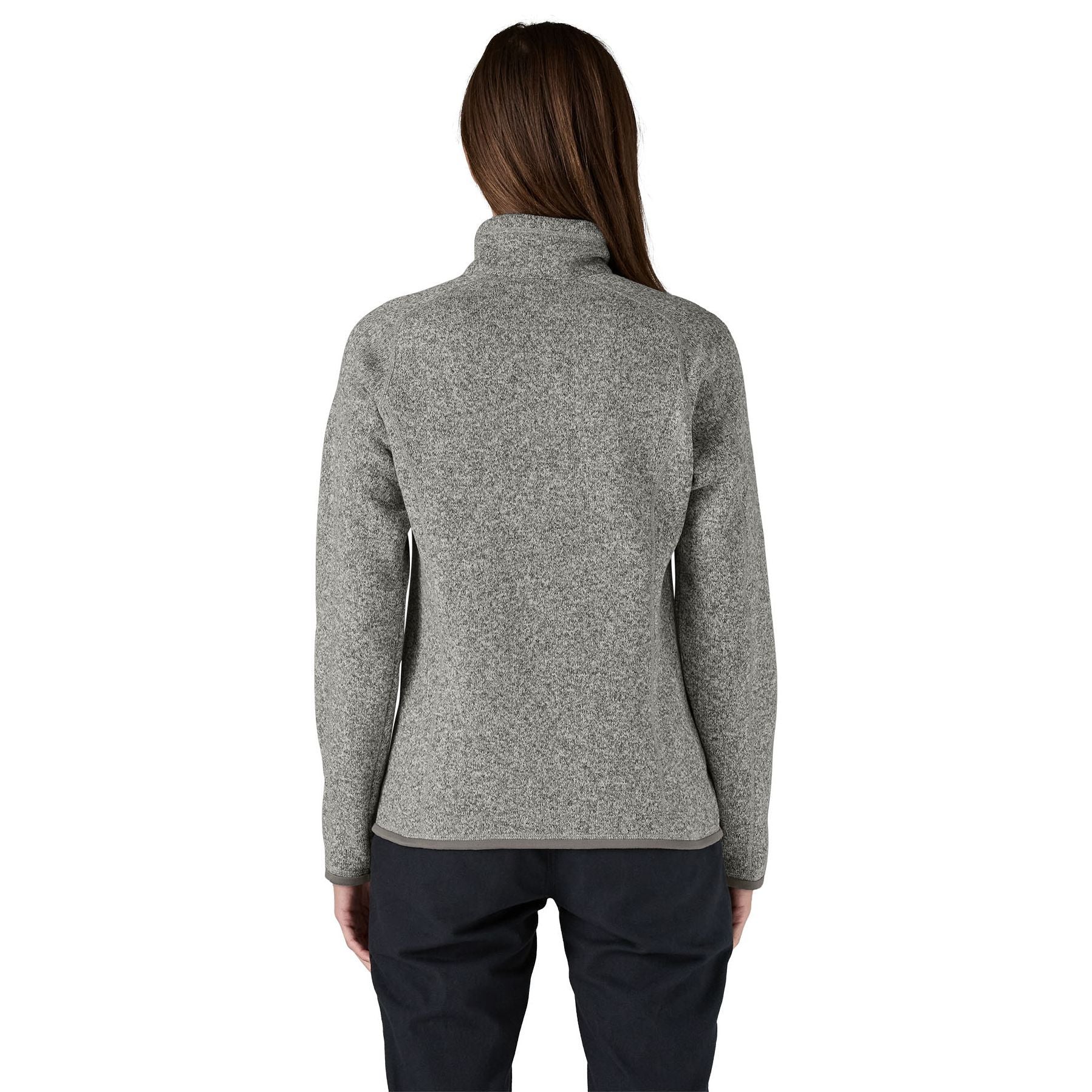 Patagonia Women's Better Sweater 1/4 Zip Birch White Image 04