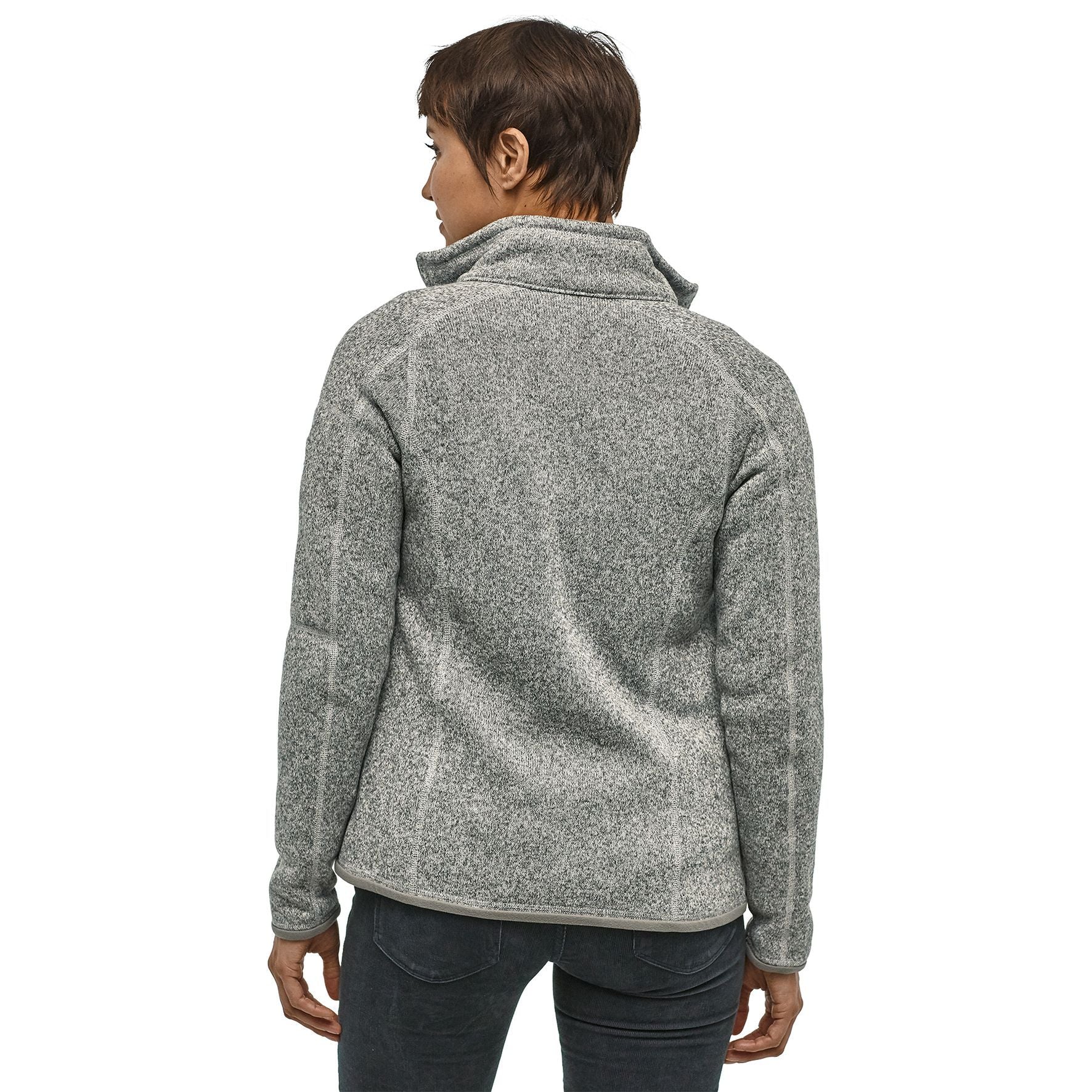 Patagonia Women's Better Sweater Jacket Birch White Image 05