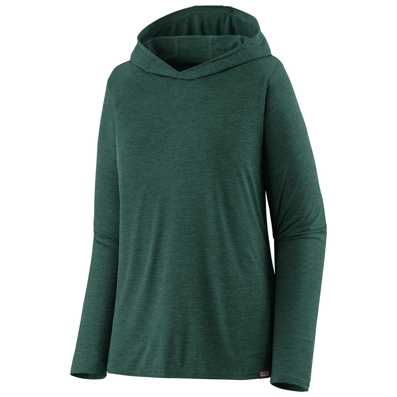 Patagonia Women's Capilene Cool Daily Hoody Cascade Green - Light Cascade Green X-Dye Image 01