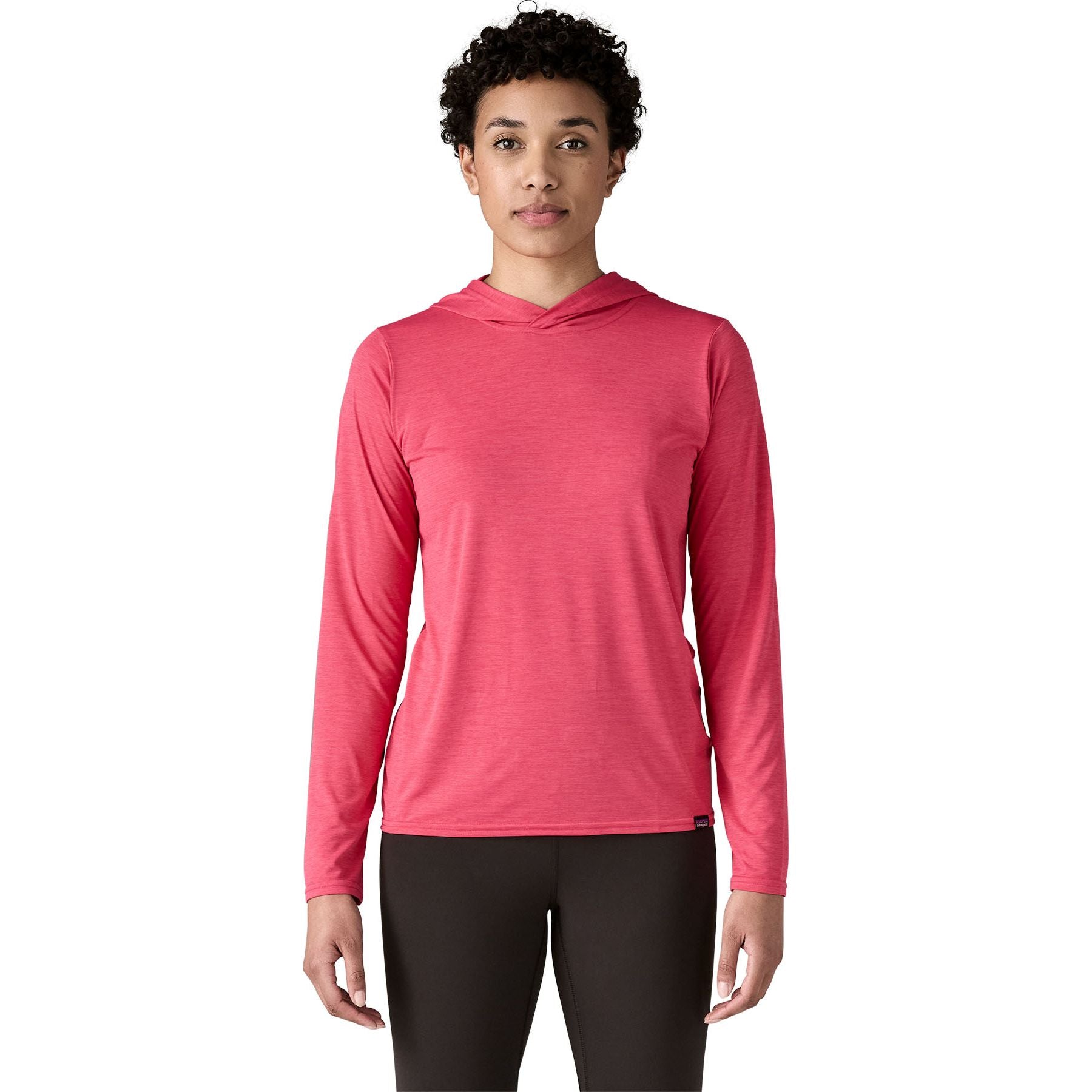 Patagonia Women's Capilene Cool Daily Hoody Luminous Pink - Light Luminous Pink X-Dye Image 02
