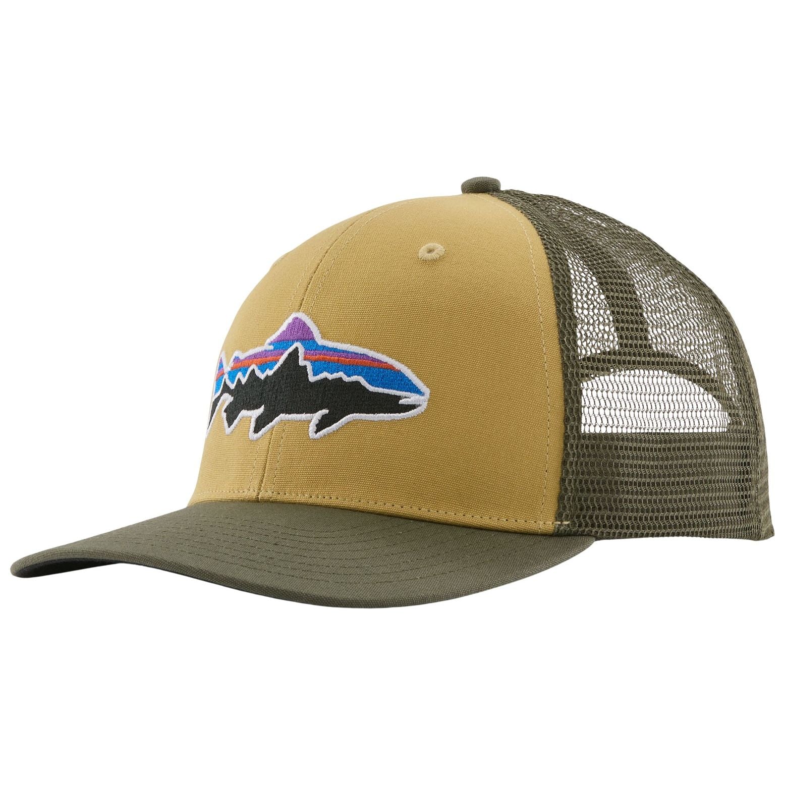 Patagonia Fitz Roy Trout Trucker Hat Lynx Tan Image 01