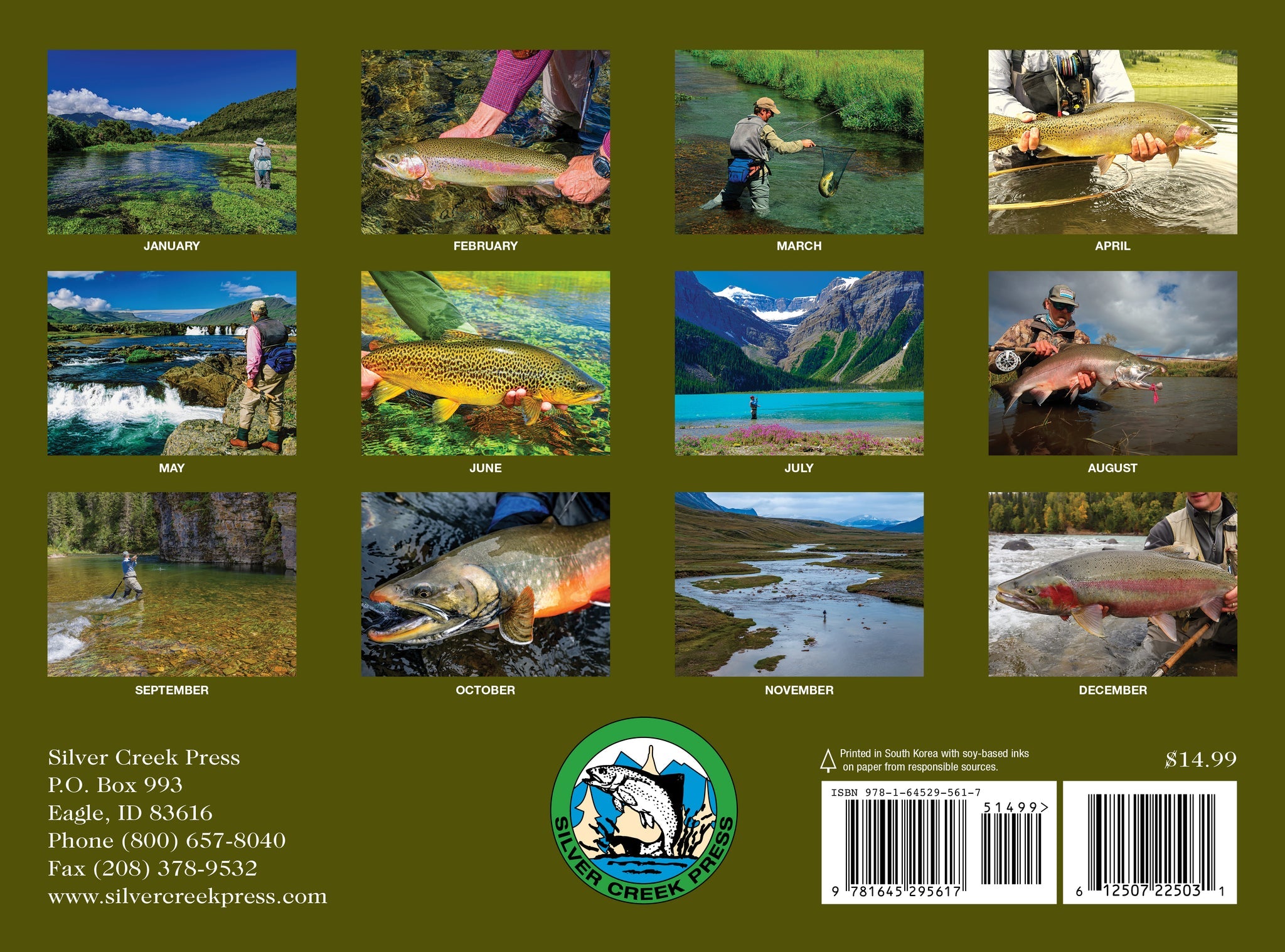 2025 Trout, Salmon and Steelhead Calendar