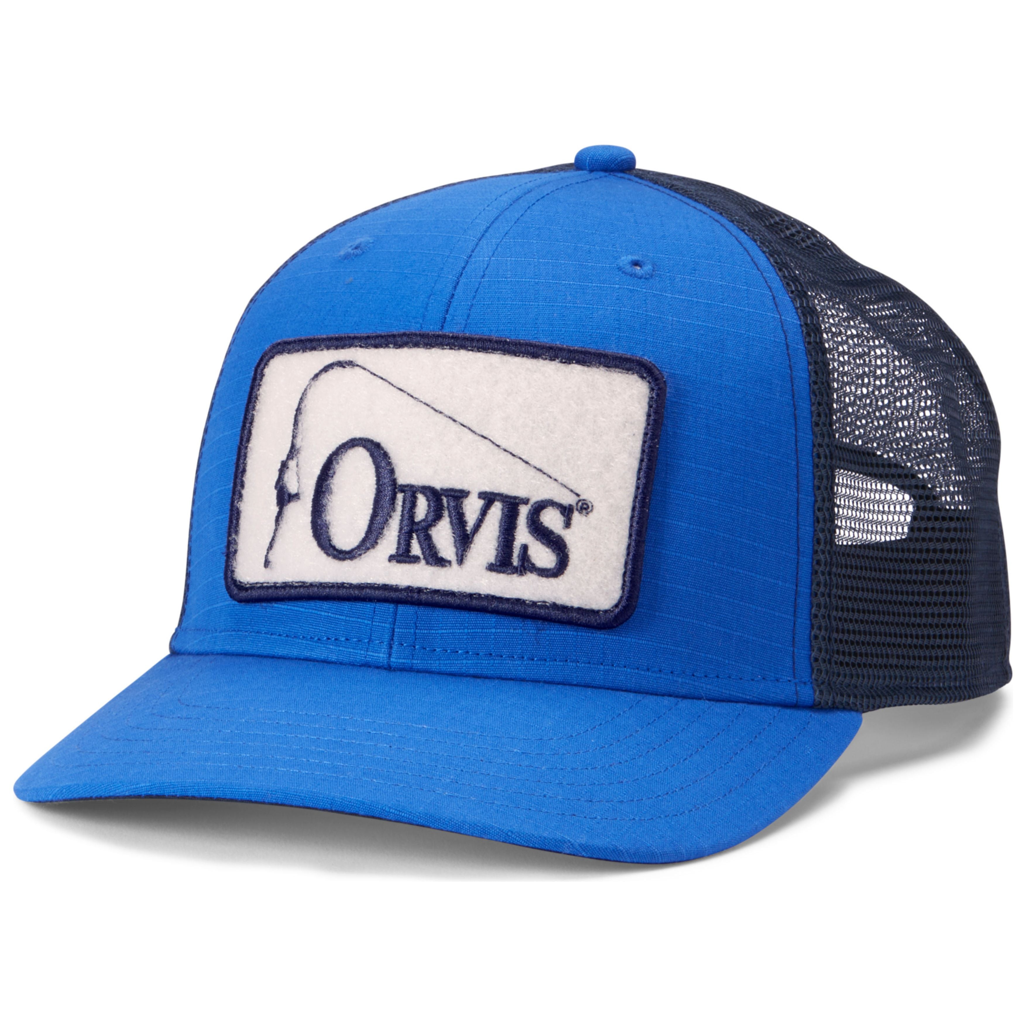 Orvis Ripstop Covert Trucker Hat Pacific Blue Image 01