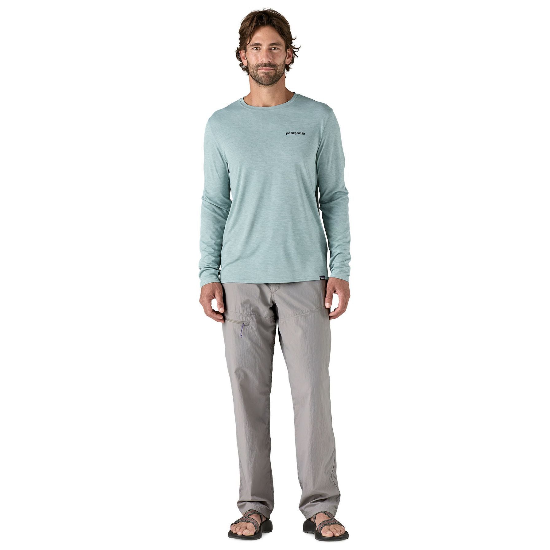 Patagonia Men's Sandy Cay Pants Salt Grey Image 02