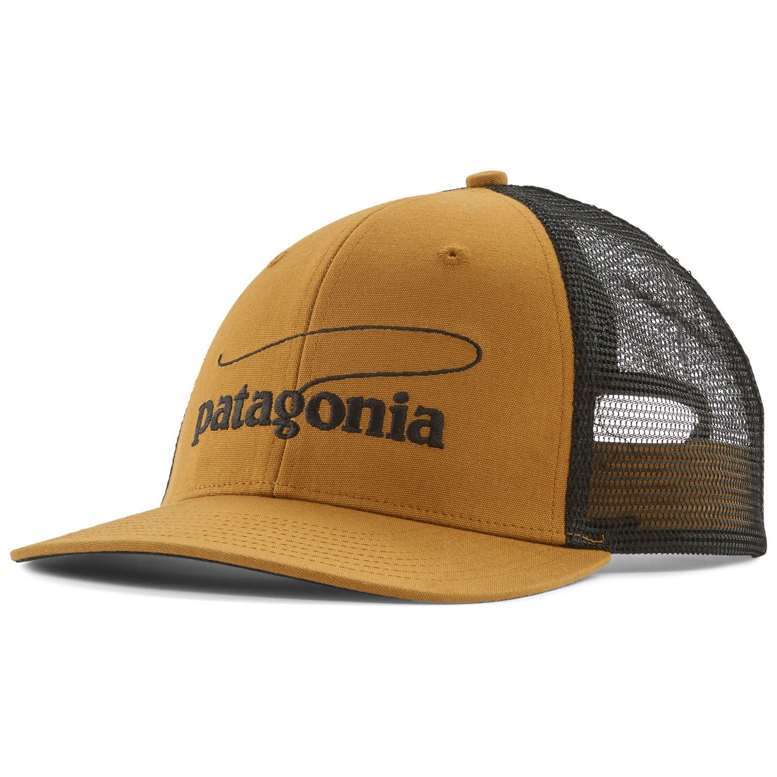 Patagonia Take A Stand Trucker Hat Casting Logo: Raptor Brown