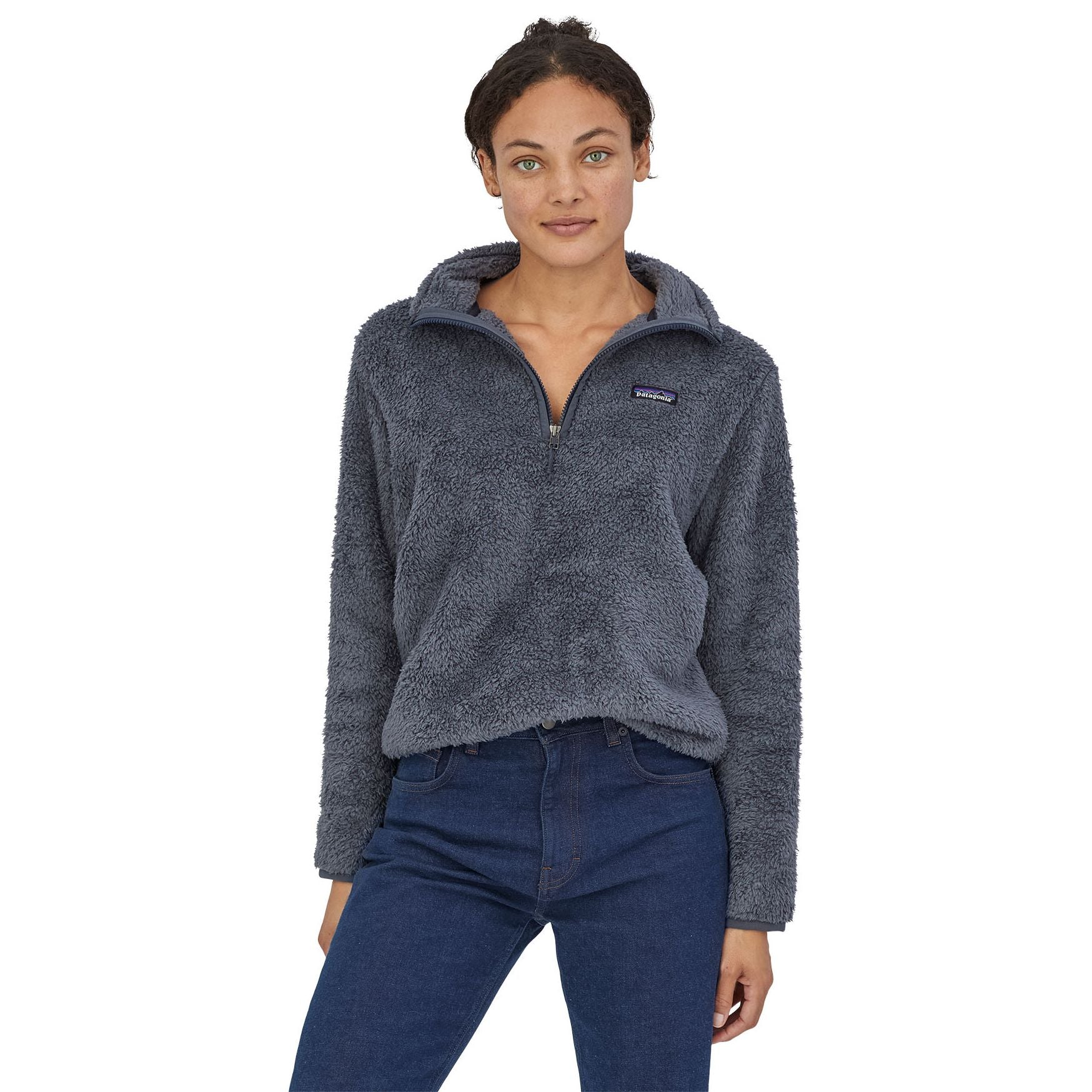 Patagonia Women's Los Gatos 1/4 Zip Smolder Blue Image 02