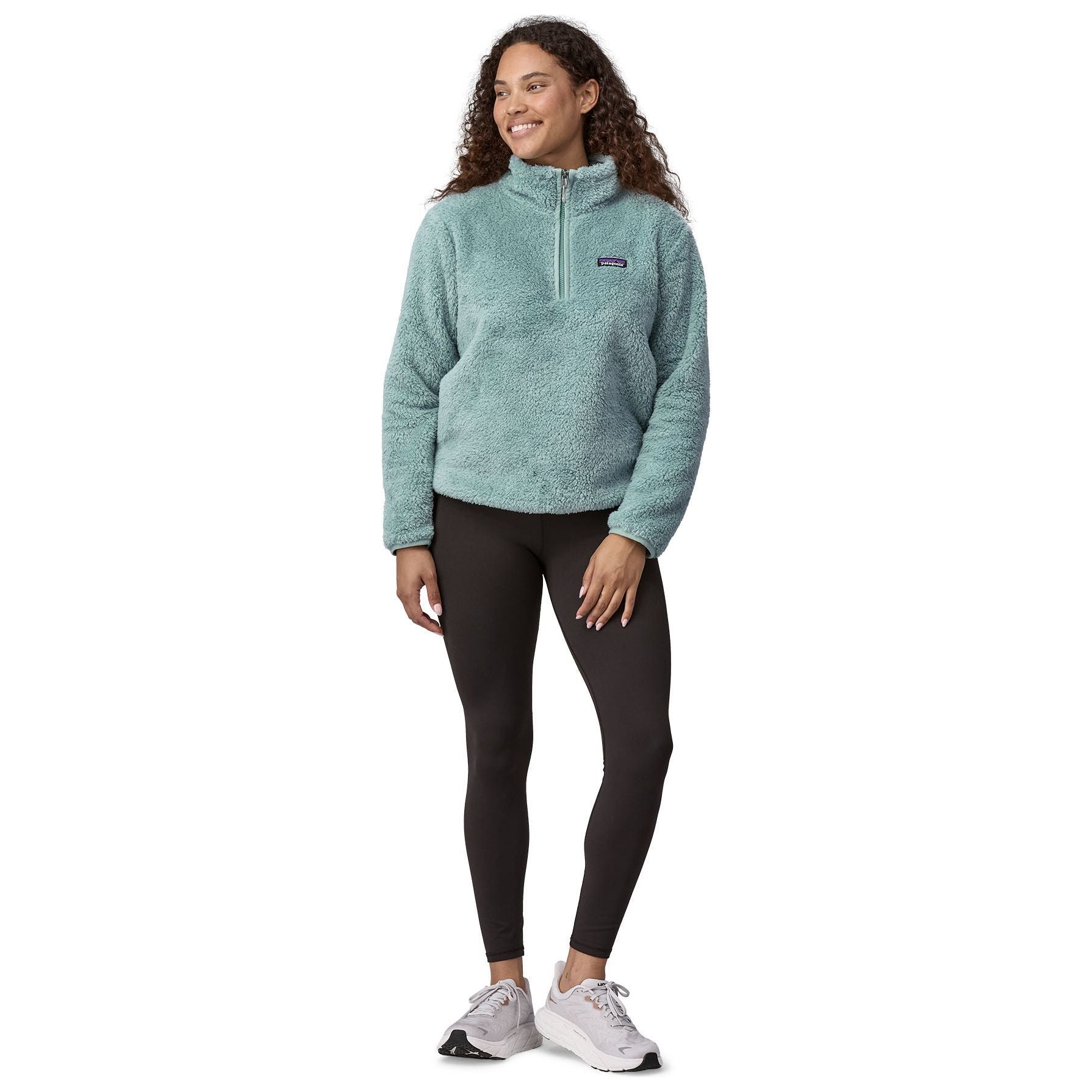 Patagonia Women's Los Gatos 1/4 Zip Thermal Blue Image 02