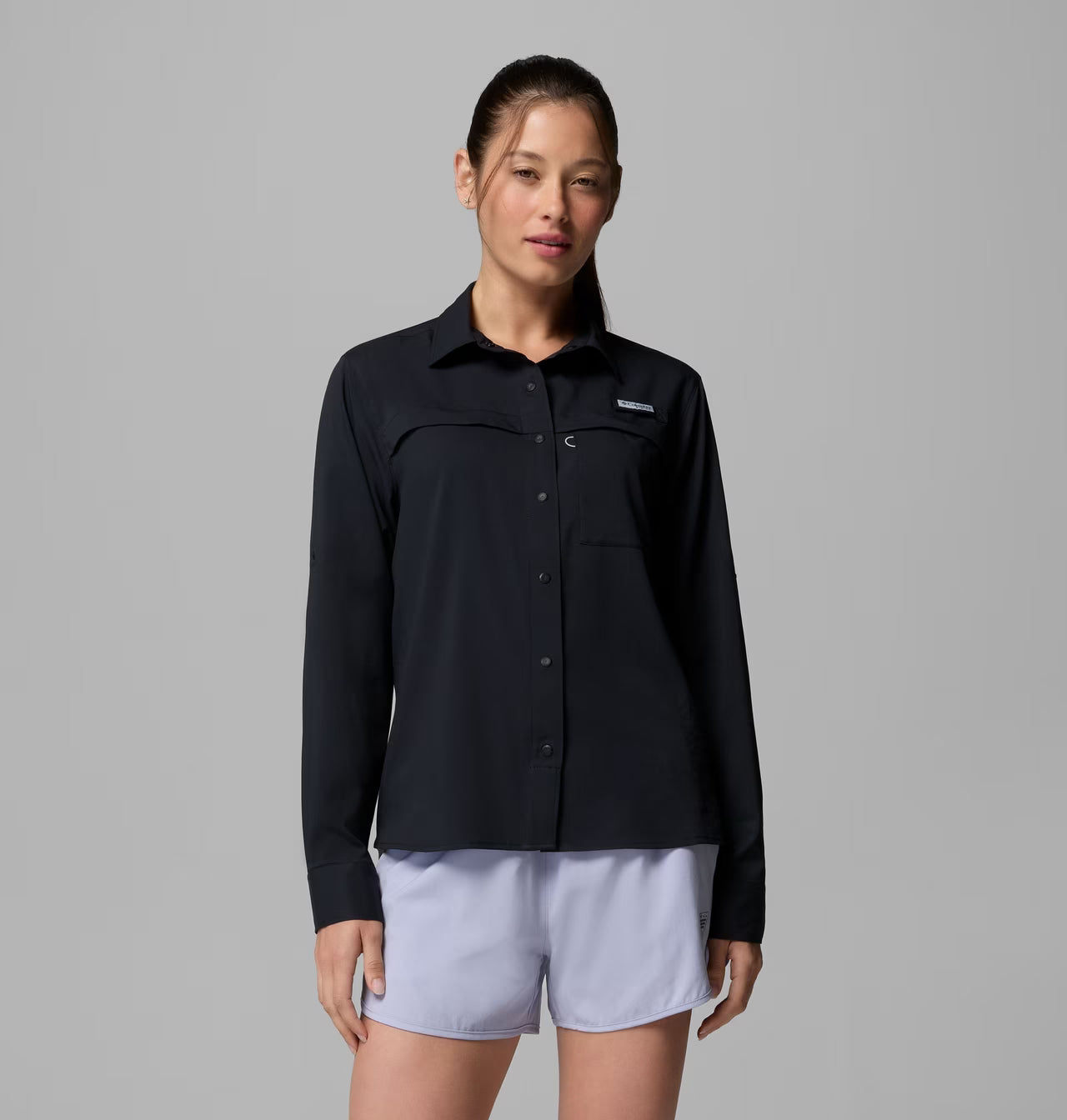 Columbia Women's PFG Castback Woven Long Sleeve
