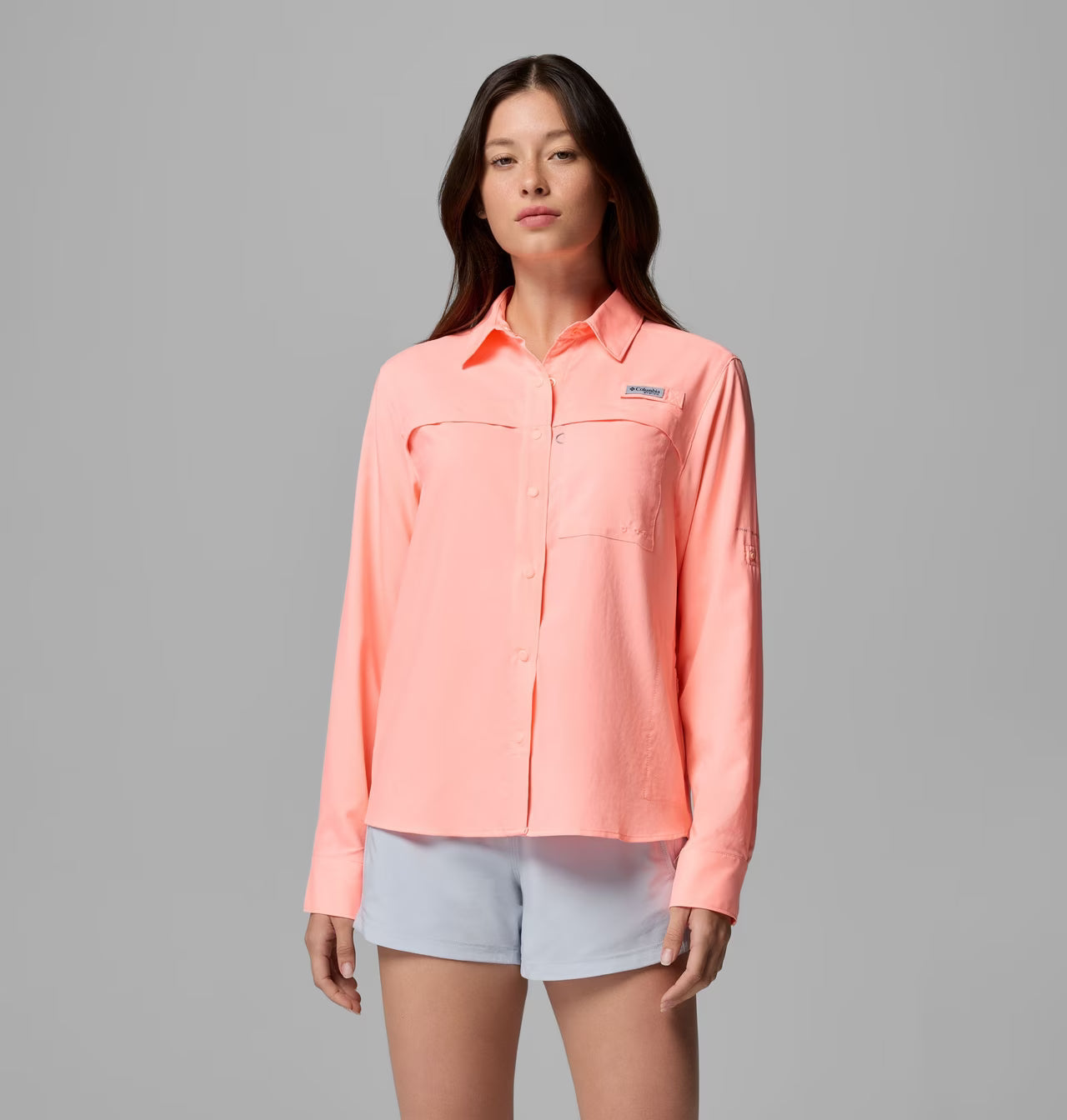 Columbia Women's PFG Castback Woven Long Sleeve