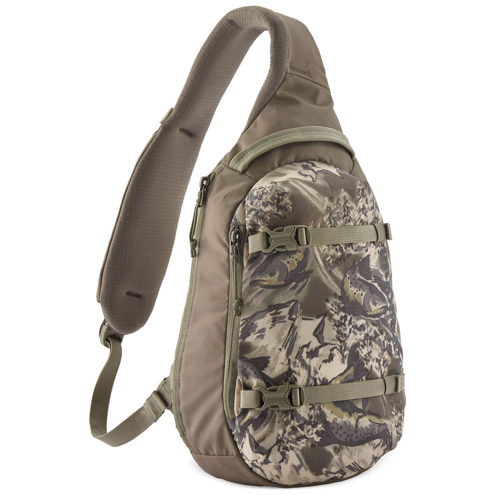 Patagonia Atom Sling 8L Splashing Seas: Wing Grey Image 01
