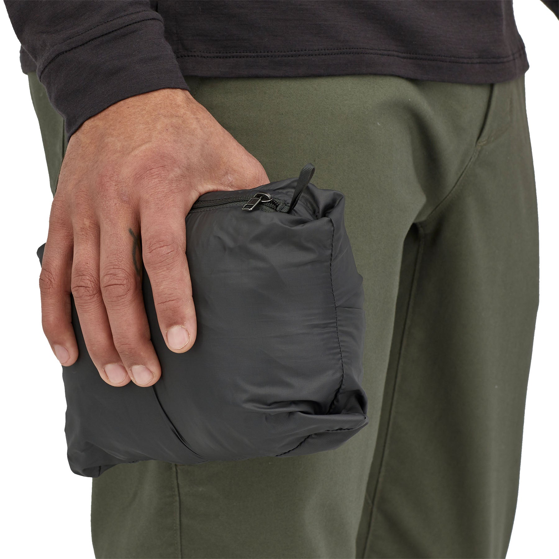 Patagonia Men's Nano Puff Jacket Forge Grey Image 06